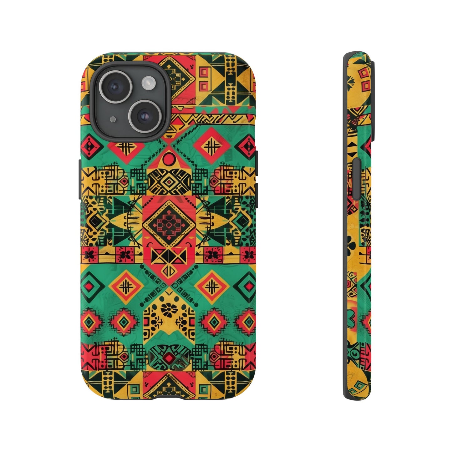 Red, Yellow and Green Afrocentric Phone Case | iPhone | Samsung | Google|  Tough Cases