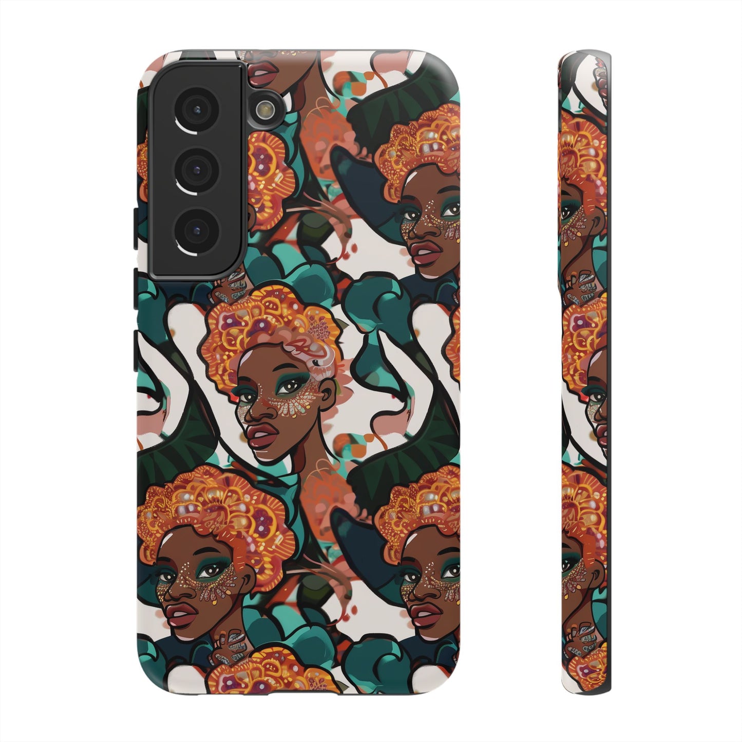 Afrocentric Print 02 Cover for Your Phone  | iPhone | Samsung | Google | Tough Cases