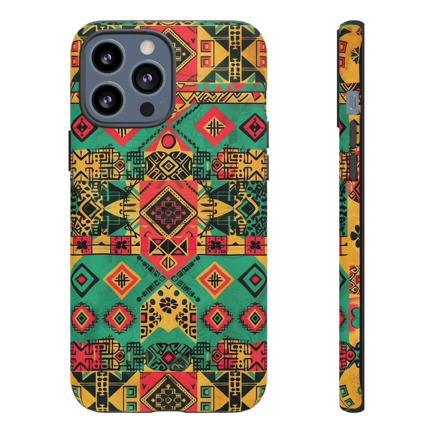 Red, Yellow and Green Afrocentric Phone Case | iPhone | Samsung | Google|  Tough Cases