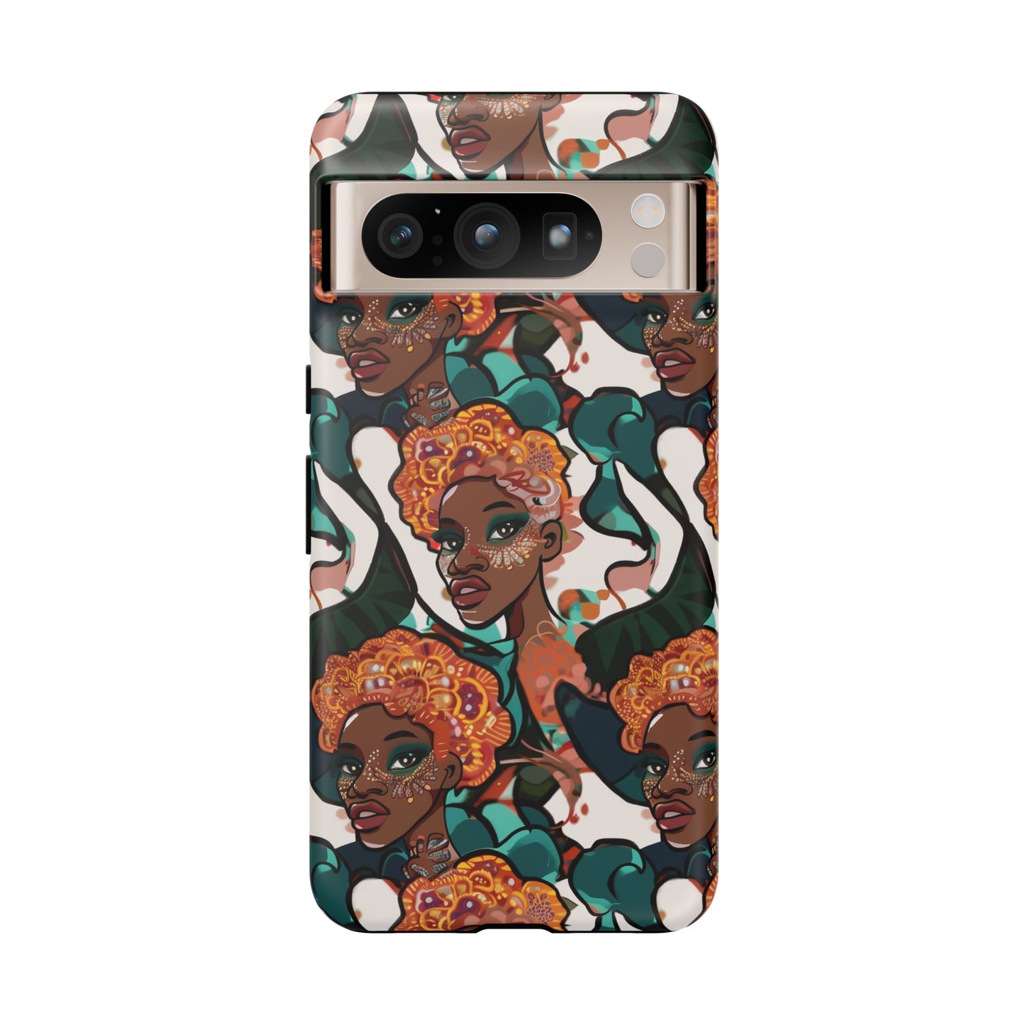 Afrocentric Print 02 Cover for Your Phone  | iPhone | Samsung | Google | Tough Cases