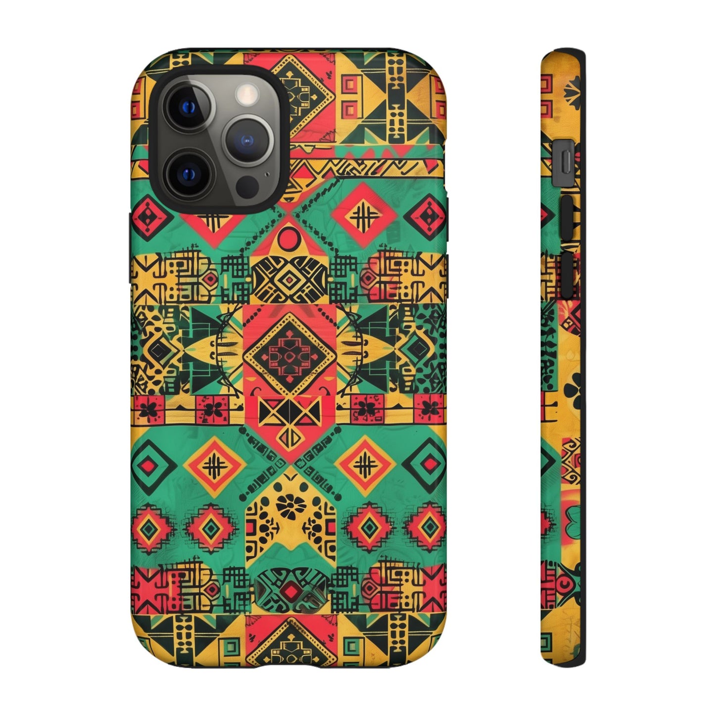 Red, Yellow and Green Afrocentric Phone Case | iPhone | Samsung | Google|  Tough Cases