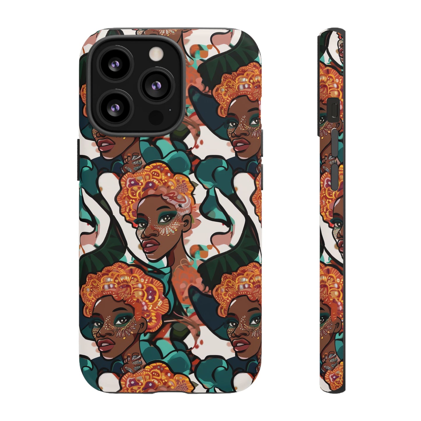 Afrocentric Print 02 Cover for Your Phone  | iPhone | Samsung | Google | Tough Cases