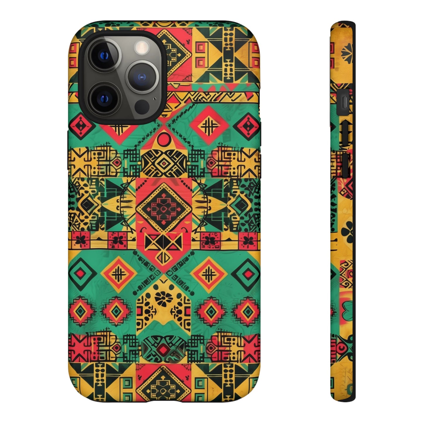 Red, Yellow and Green Afrocentric Phone Case | iPhone | Samsung | Google|  Tough Cases