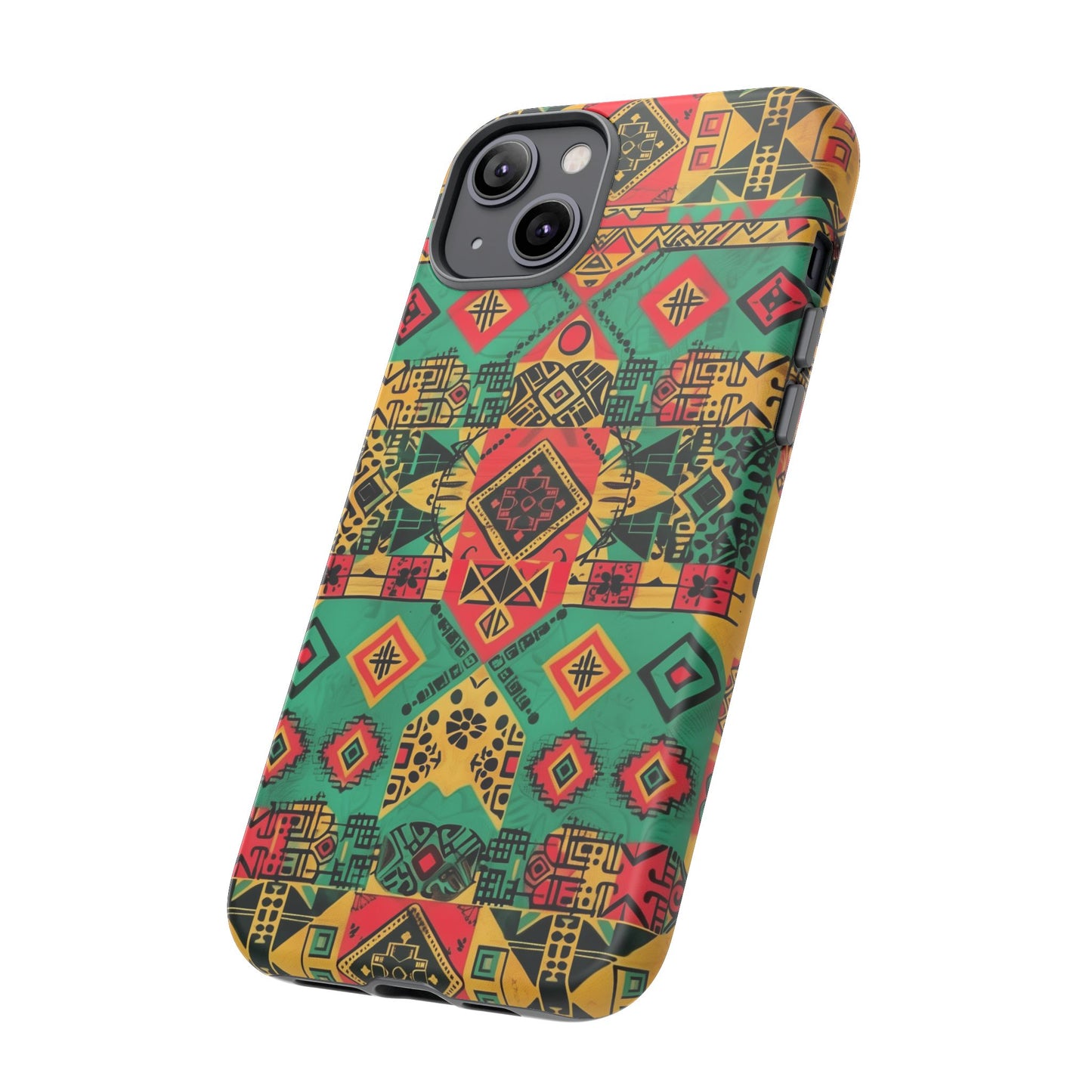 Red, Yellow and Green Afrocentric Phone Case | iPhone | Samsung | Google|  Tough Cases