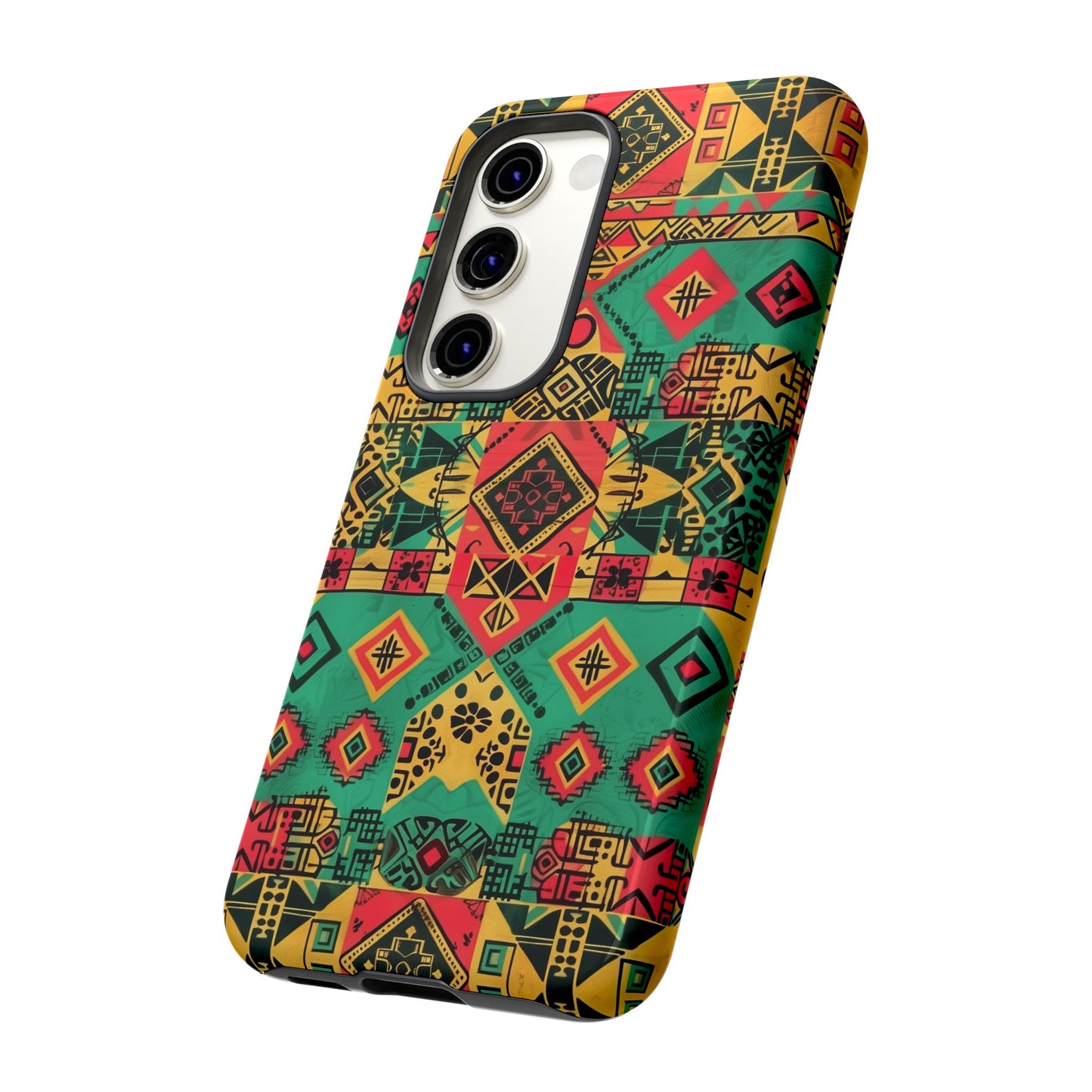 Red, Yellow and Green Afrocentric Phone Case | iPhone | Samsung | Google|  Tough Cases