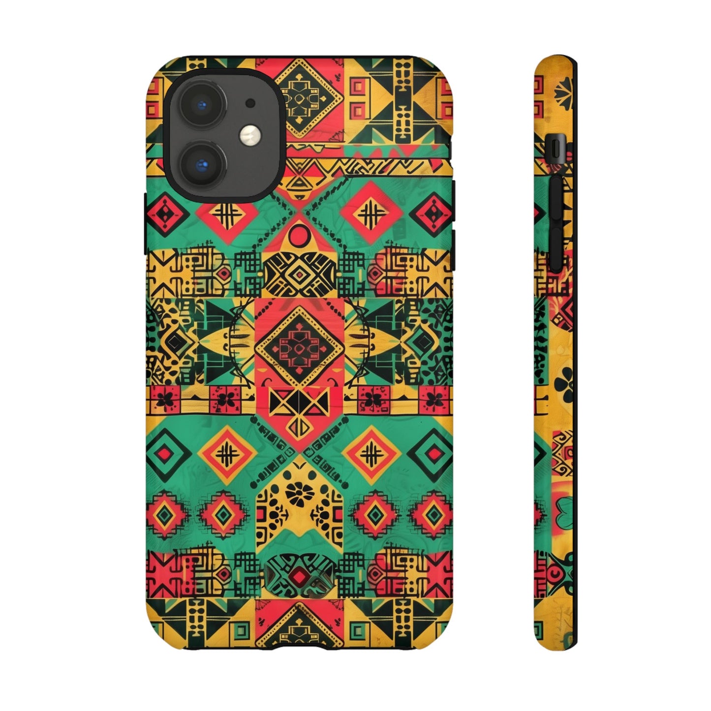 Red, Yellow and Green Afrocentric Phone Case | iPhone | Samsung | Google|  Tough Cases