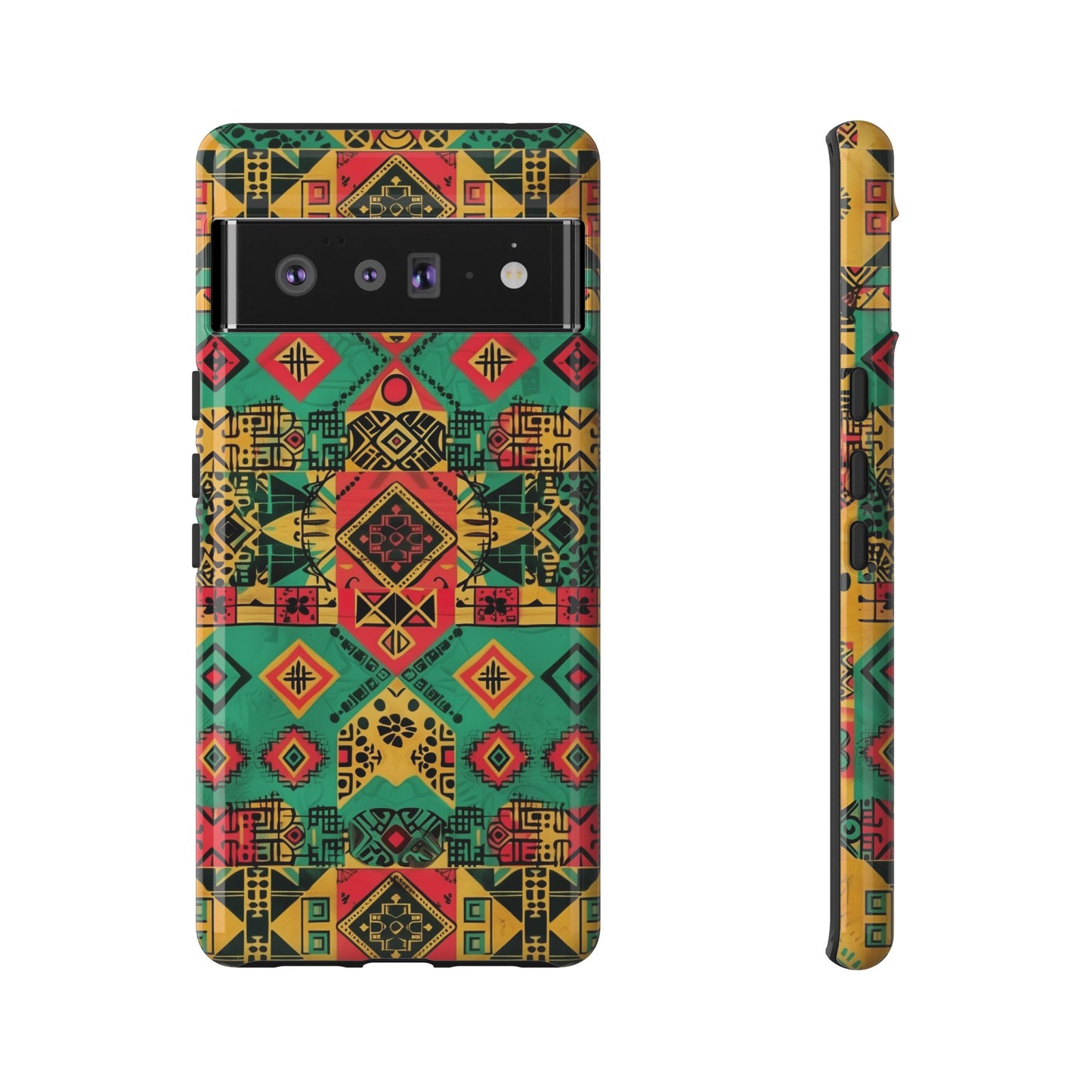 Red, Yellow and Green Afrocentric Phone Case | iPhone | Samsung | Google|  Tough Cases