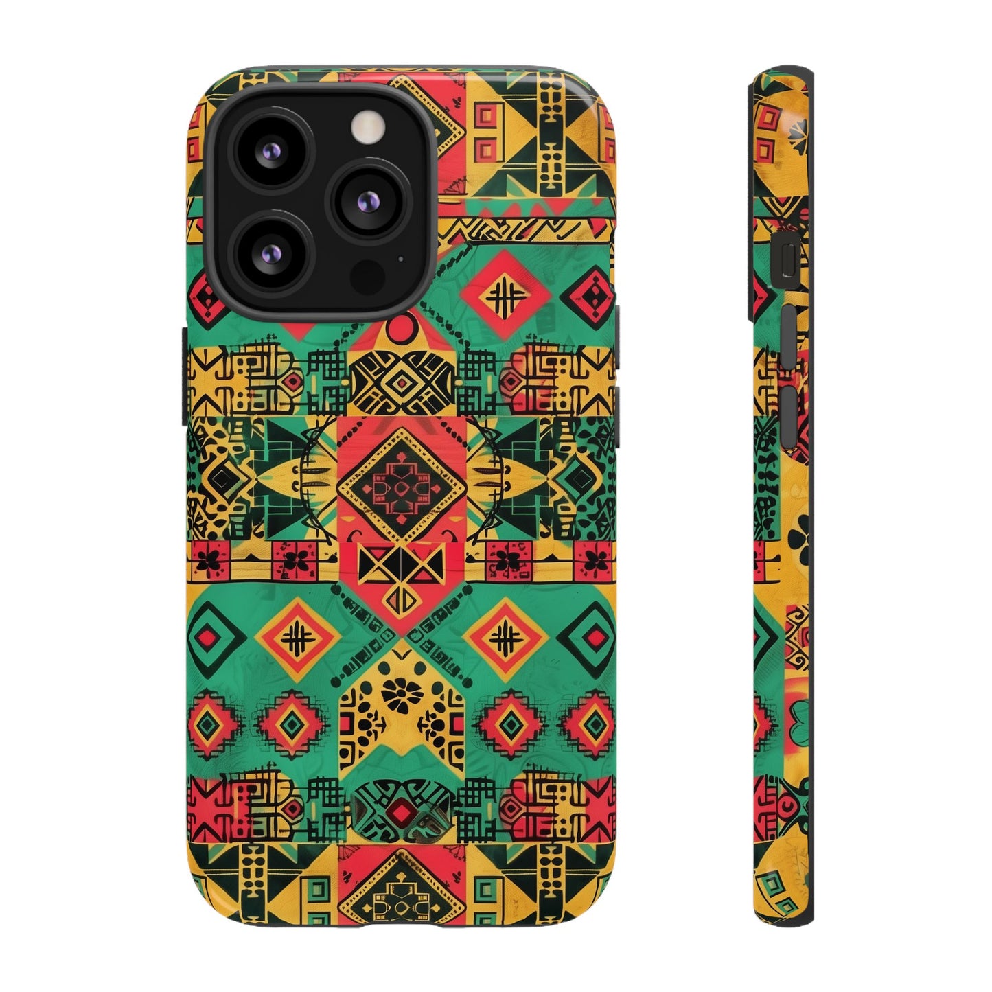 Red, Yellow and Green Afrocentric Phone Case | iPhone | Samsung | Google|  Tough Cases