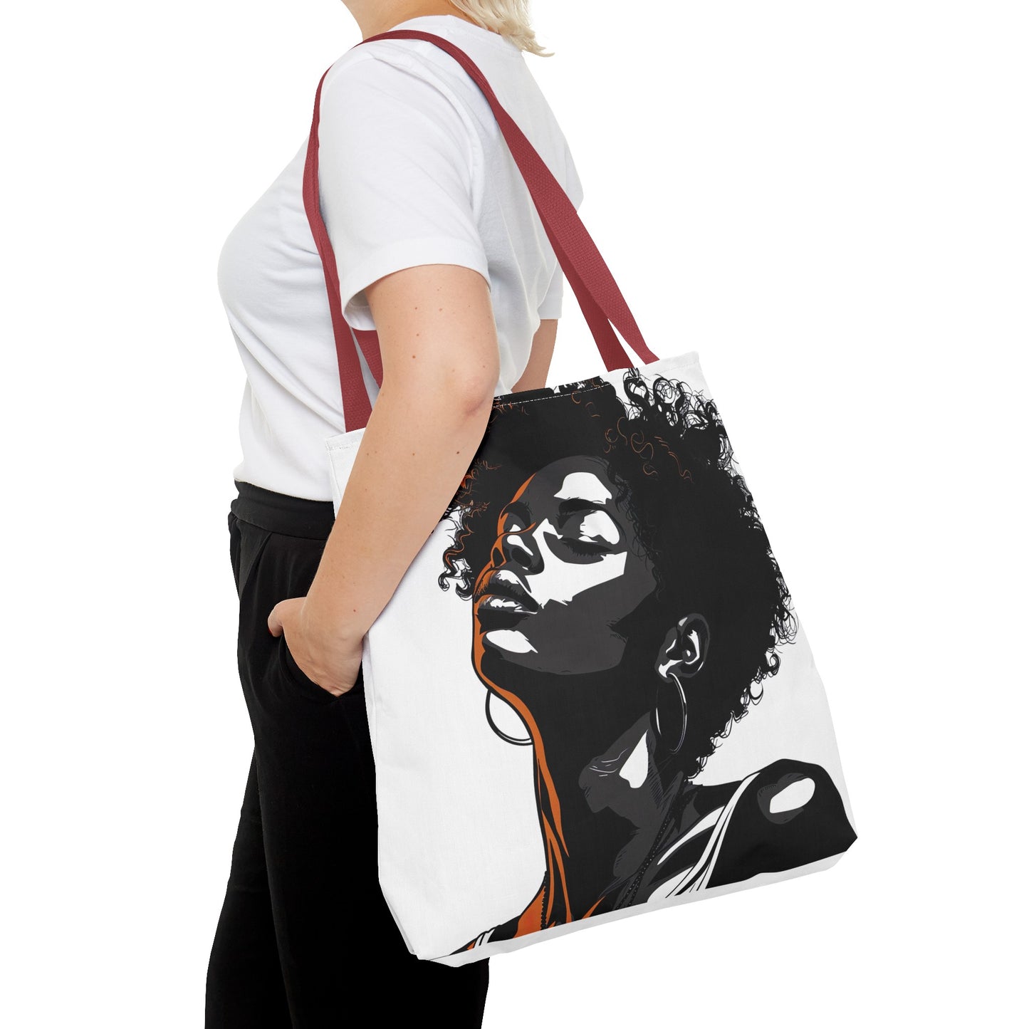 Stylish Retro Tote with Pop Art design (AOP) - Fashion Accessories - Perfect for Work, School, and Everyday Chic - Gift for Her