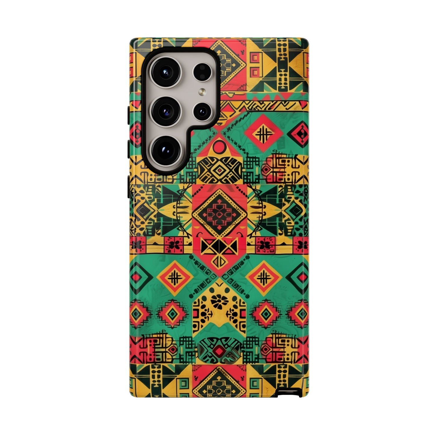 Red, Yellow and Green Afrocentric Phone Case | iPhone | Samsung | Google|  Tough Cases