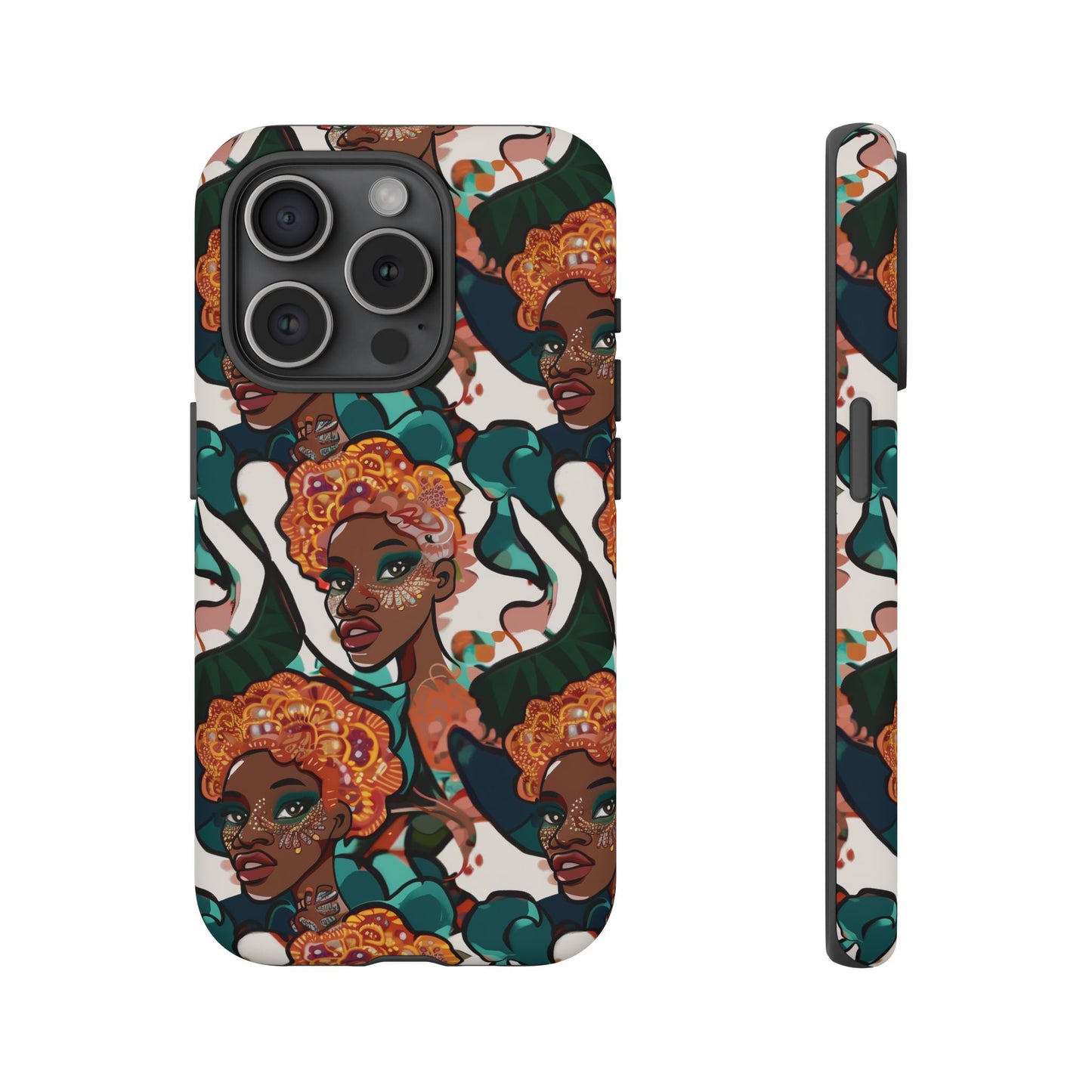 Afrocentric Print 02 Cover for Your Phone  | iPhone | Samsung | Google | Tough Cases