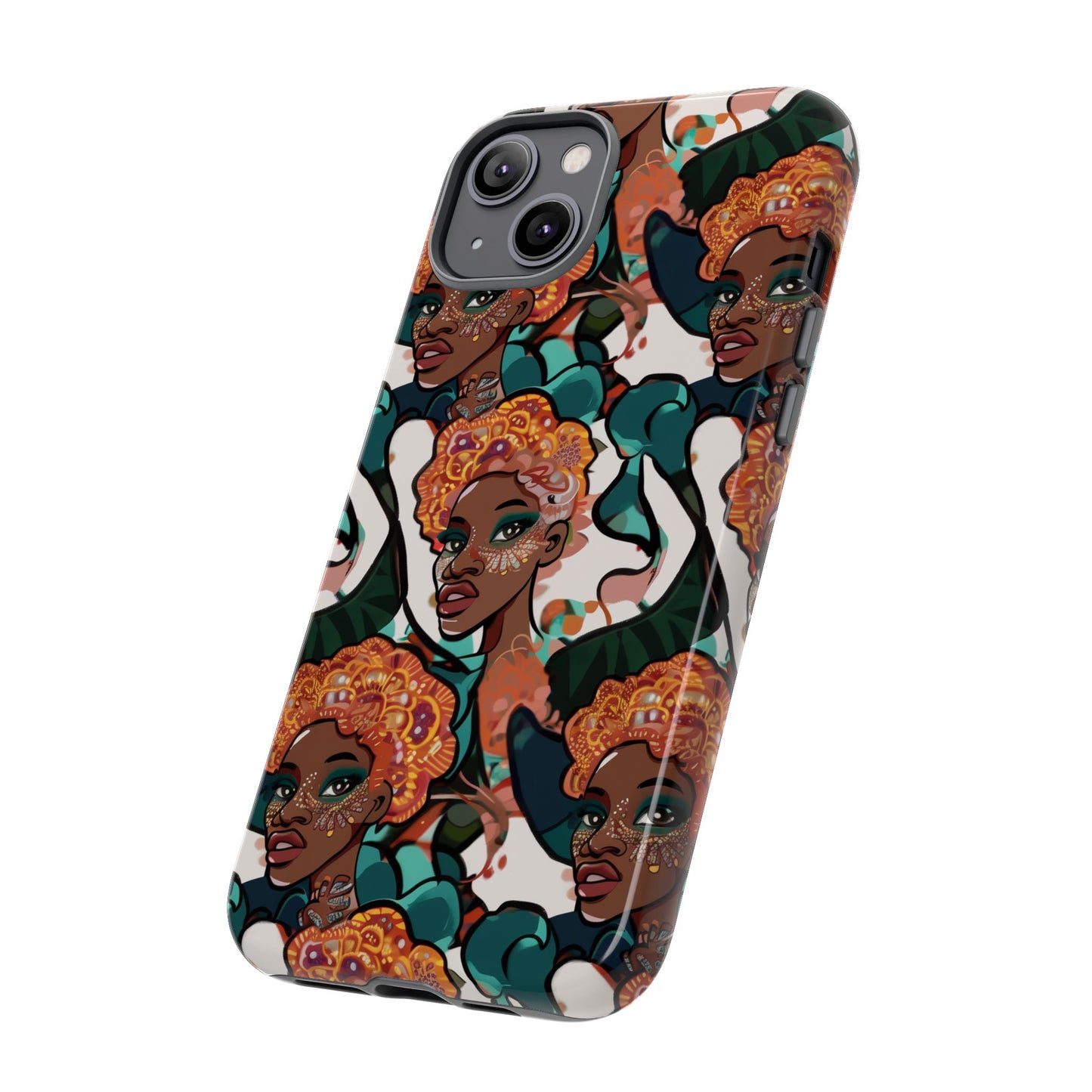 Afrocentric Print 02 Cover for Your Phone  | iPhone | Samsung | Google | Tough Cases