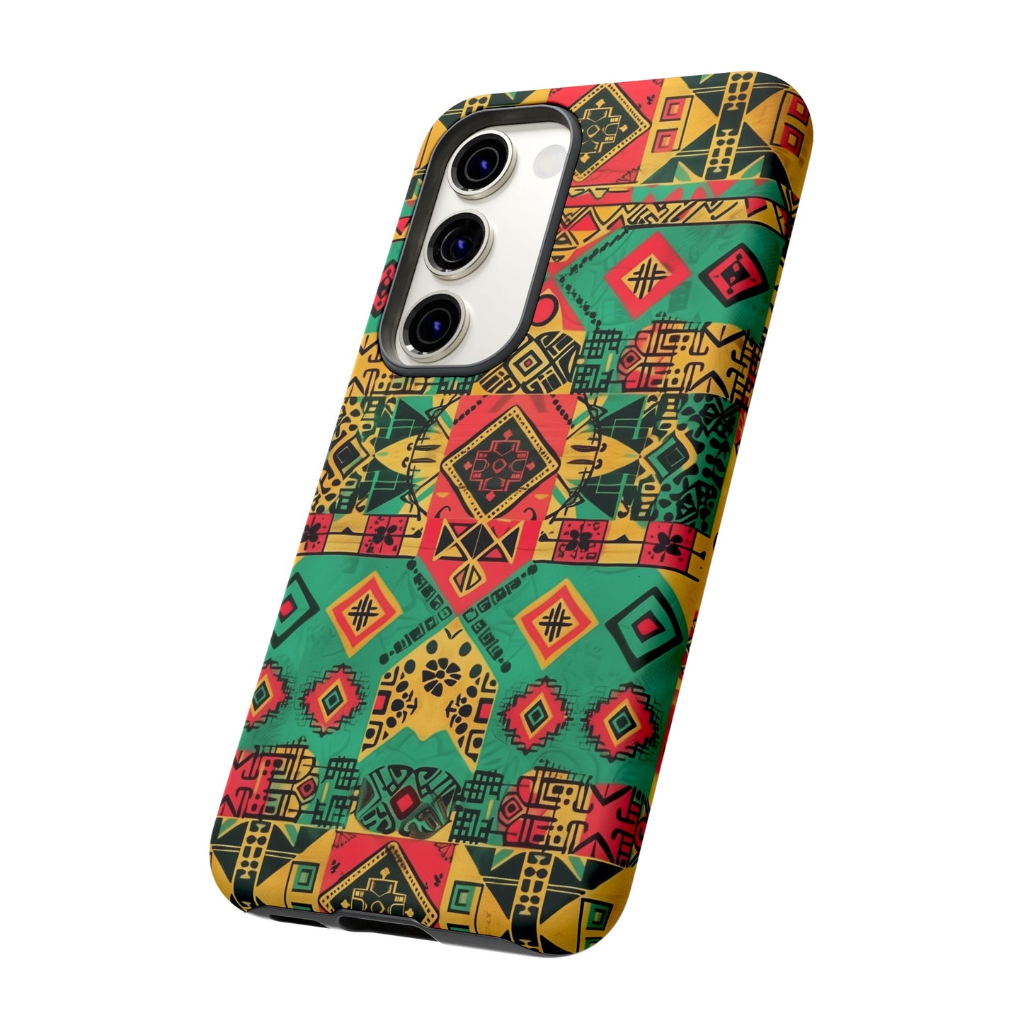 Red, Yellow and Green Afrocentric Phone Case | iPhone | Samsung | Google|  Tough Cases