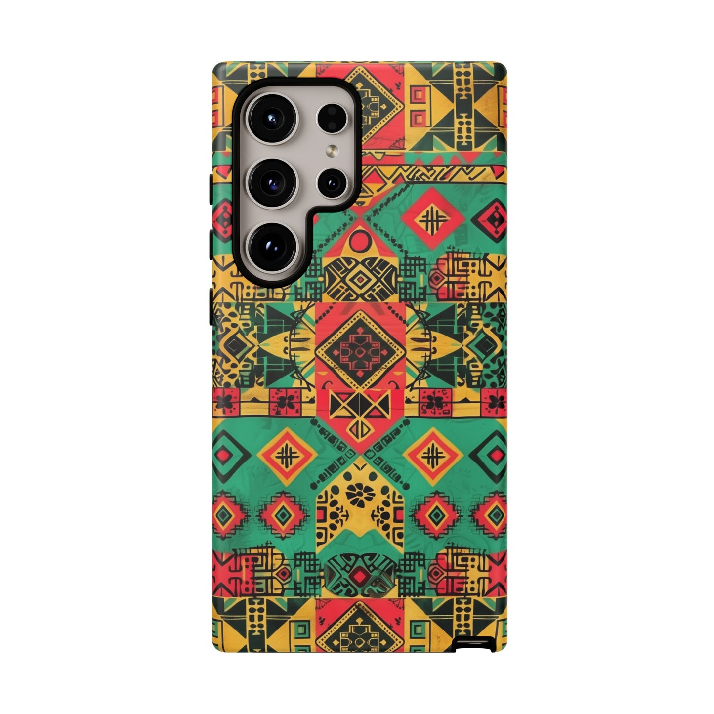 Red, Yellow and Green Afrocentric Phone Case | iPhone | Samsung | Google|  Tough Cases