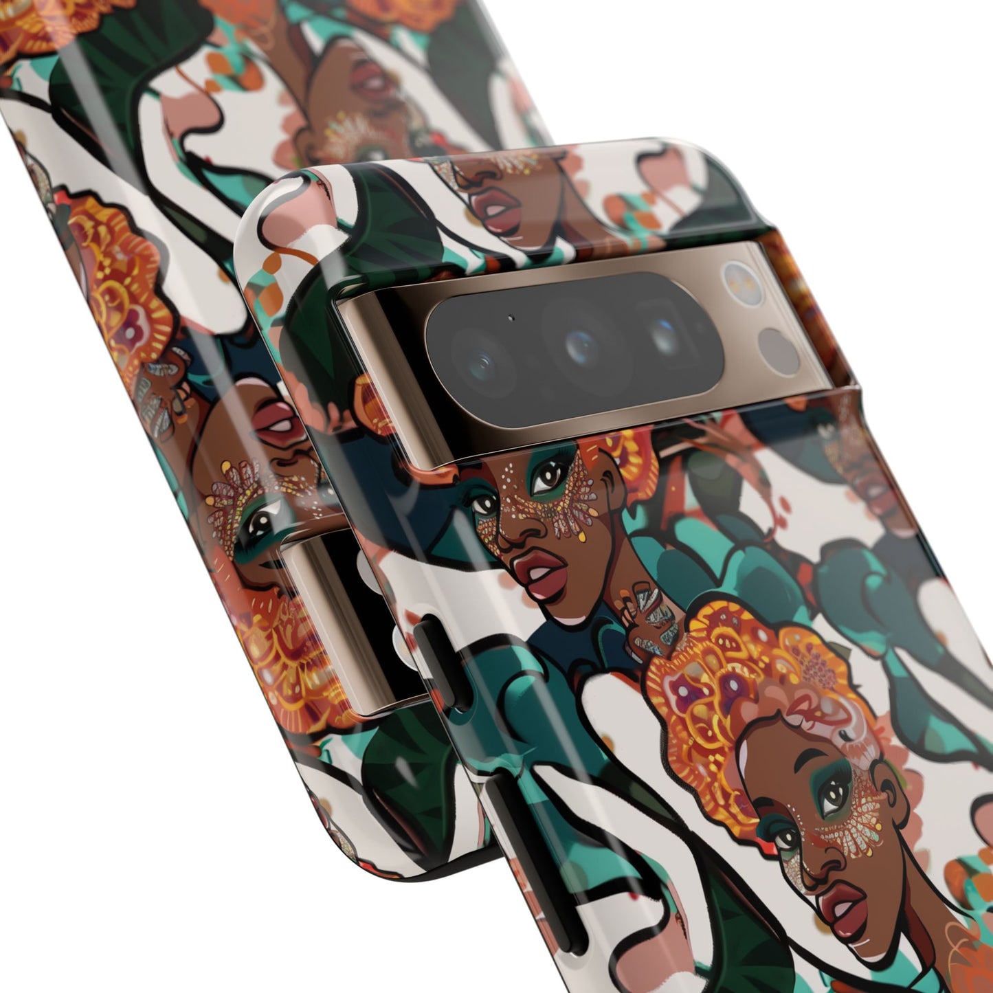 Afrocentric Print 02 Cover for Your Phone  | iPhone | Samsung | Google | Tough Cases