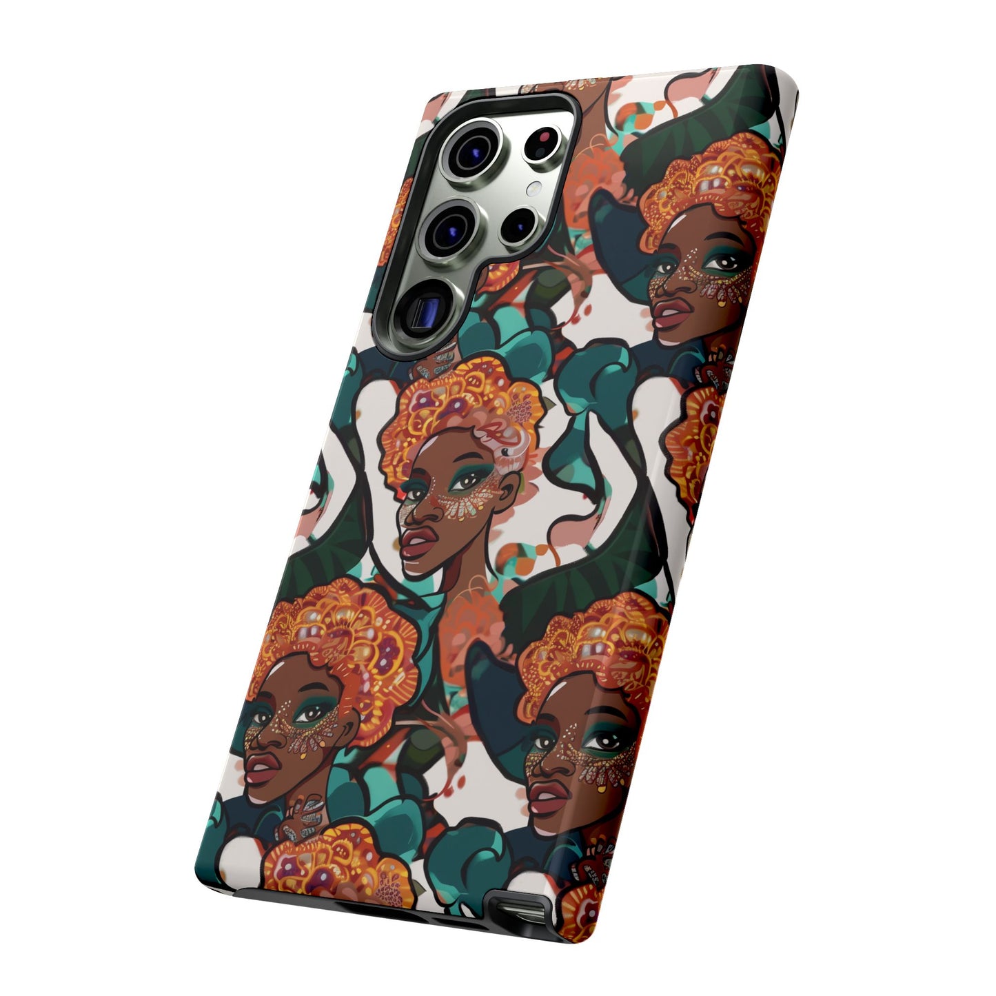 Afrocentric Print 02 Cover for Your Phone  | iPhone | Samsung | Google | Tough Cases