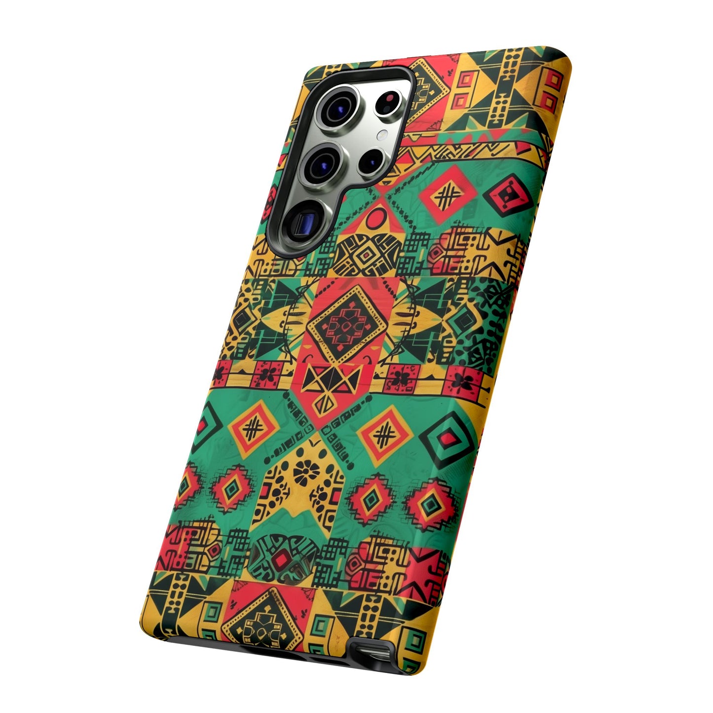 Red, Yellow and Green Afrocentric Phone Case | iPhone | Samsung | Google|  Tough Cases