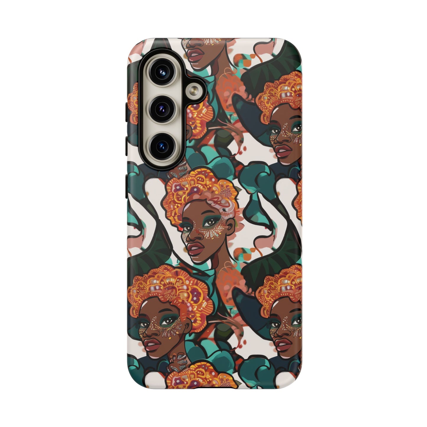 Afrocentric Print 02 Cover for Your Phone  | iPhone | Samsung | Google | Tough Cases