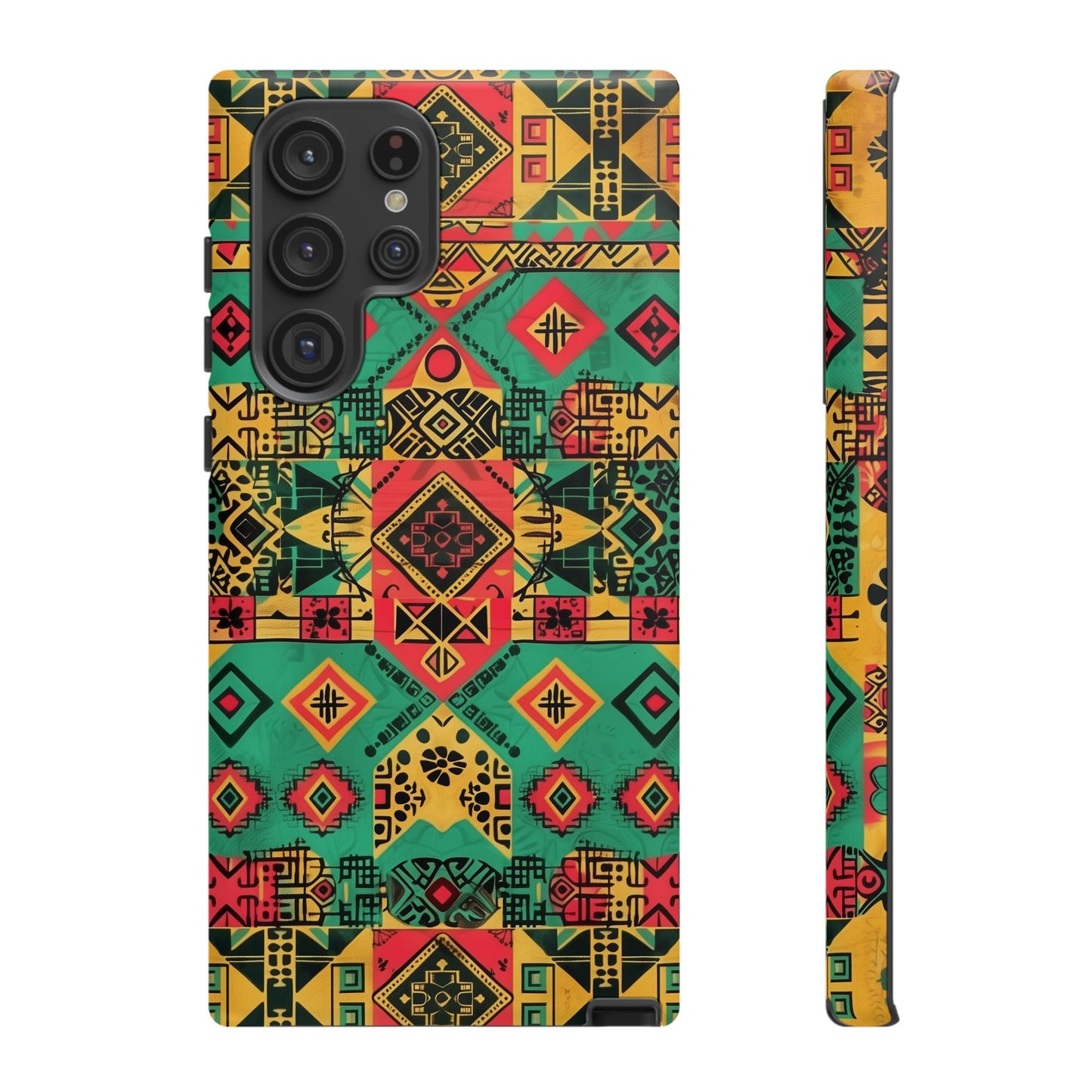 Red, Yellow and Green Afrocentric Phone Case | iPhone | Samsung | Google|  Tough Cases