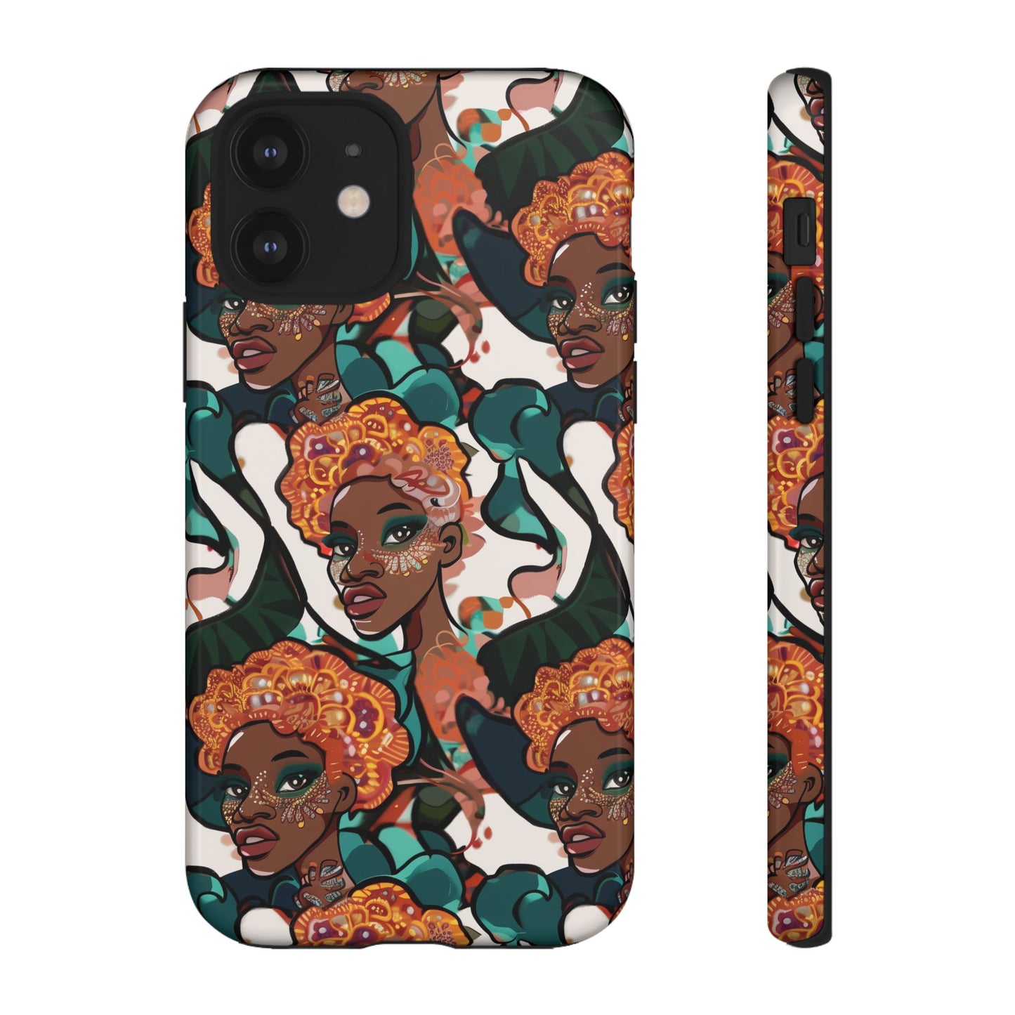 Afrocentric Print 02 Cover for Your Phone  | iPhone | Samsung | Google | Tough Cases