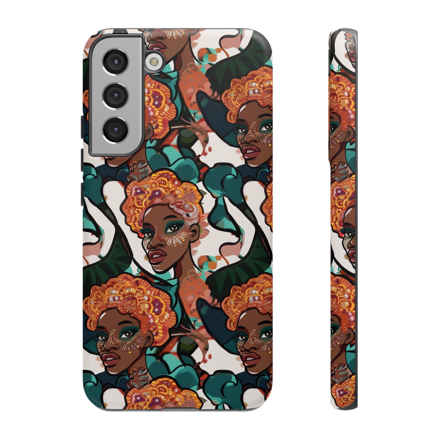 Afrocentric Print 02 Cover for Your Phone  | iPhone | Samsung | Google | Tough Cases