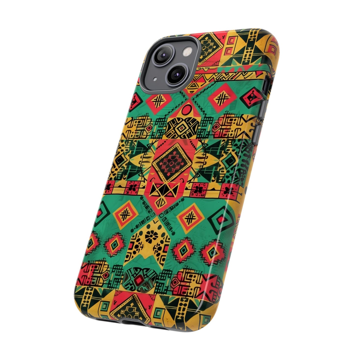 Red, Yellow and Green Afrocentric Phone Case | iPhone | Samsung | Google|  Tough Cases