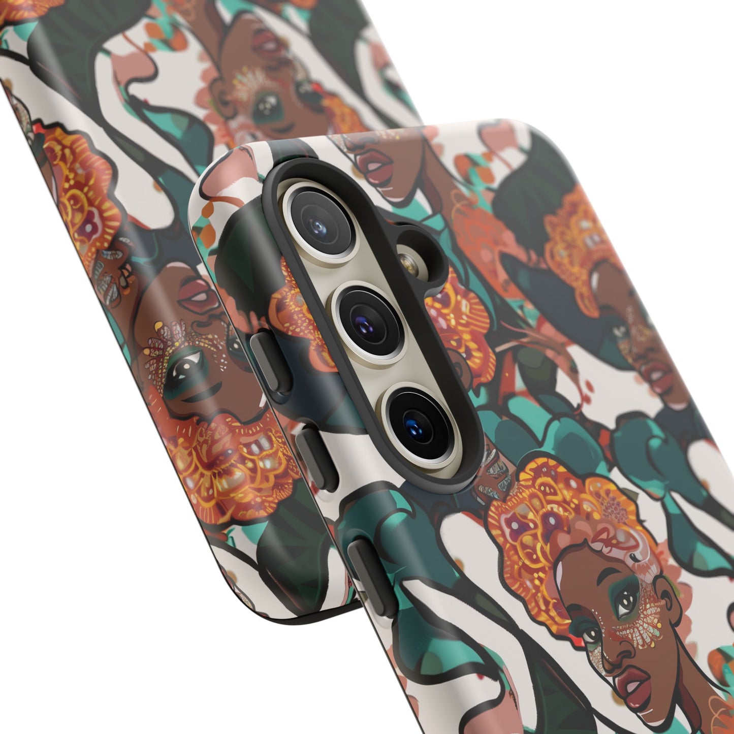 Afrocentric Print 02 Cover for Your Phone  | iPhone | Samsung | Google | Tough Cases