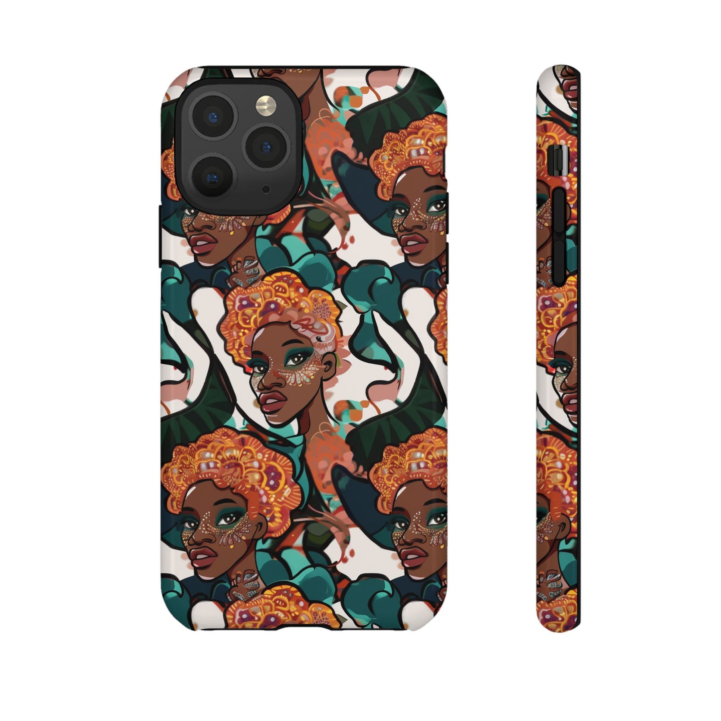 Afrocentric Print 02 Cover for Your Phone  | iPhone | Samsung | Google | Tough Cases