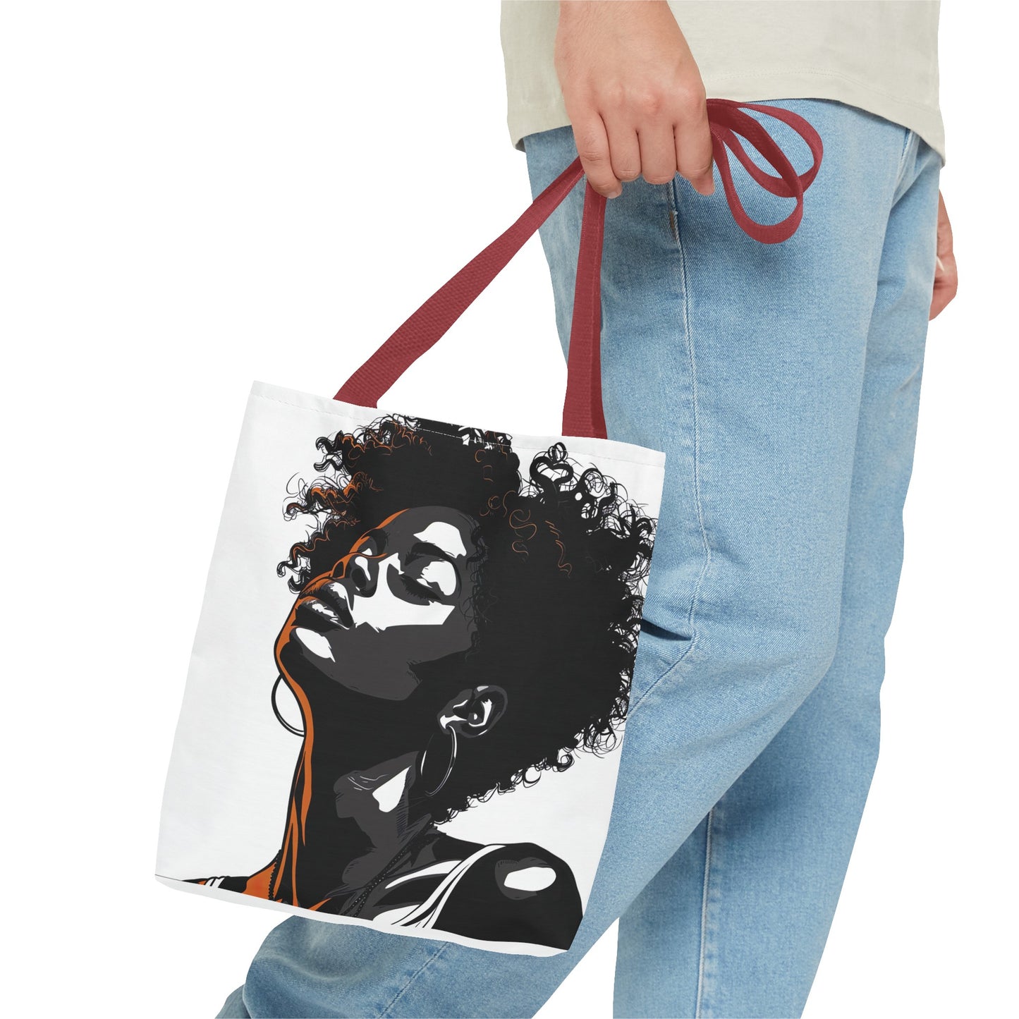 Stylish Retro Tote with Pop Art design (AOP) - Fashion Accessories - Perfect for Work, School, and Everyday Chic - Gift for Her