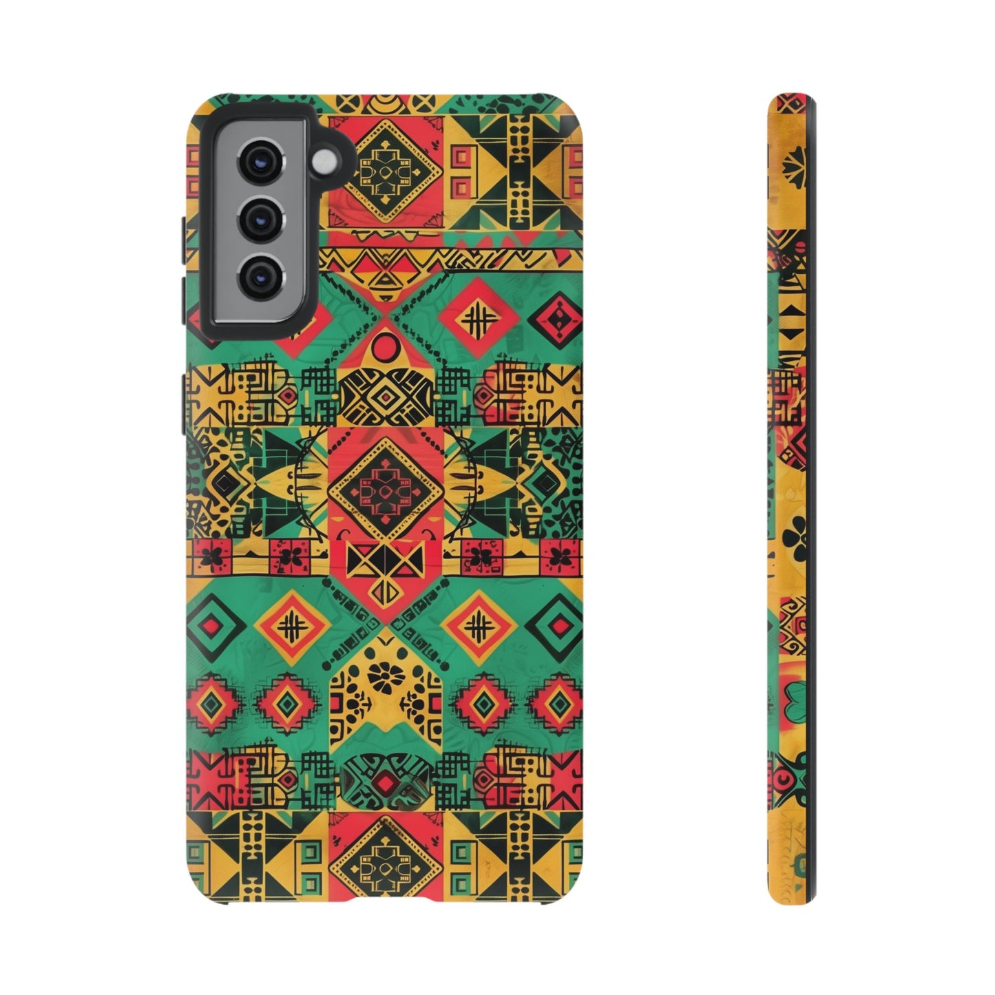 Red, Yellow and Green Afrocentric Phone Case | iPhone | Samsung | Google|  Tough Cases