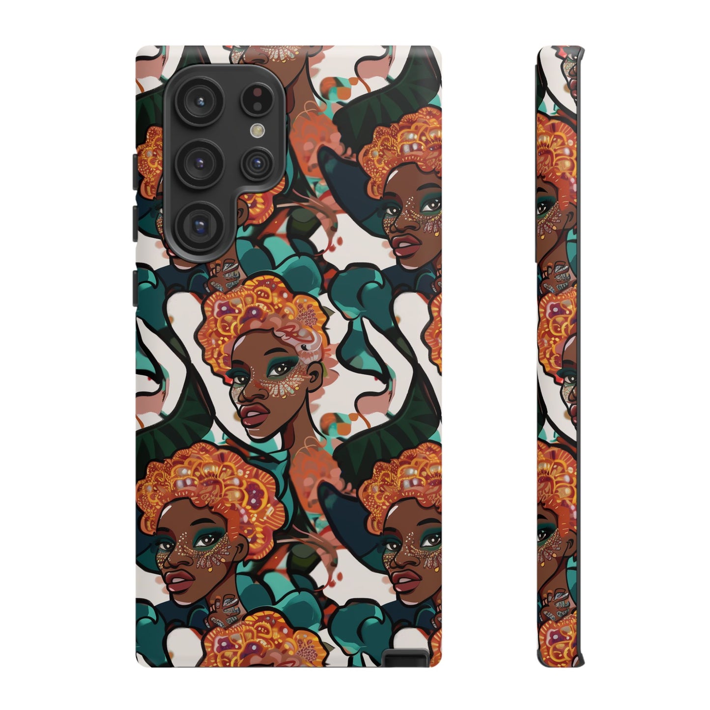 Afrocentric Print 02 Cover for Your Phone  | iPhone | Samsung | Google | Tough Cases