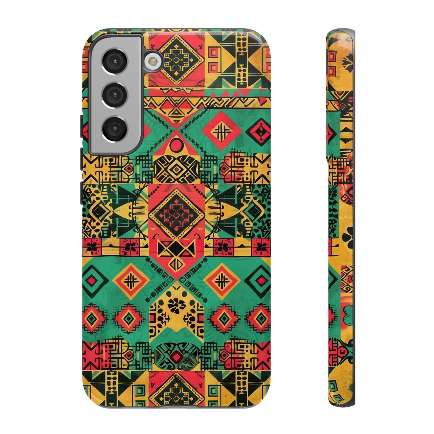 Red, Yellow and Green Afrocentric Phone Case | iPhone | Samsung | Google|  Tough Cases