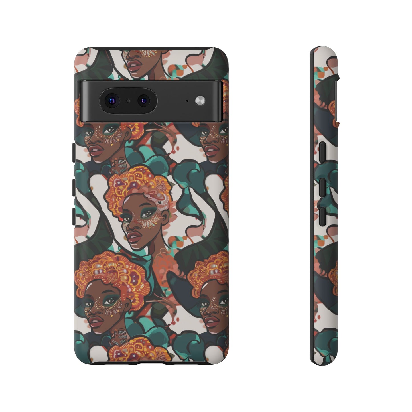 Afrocentric Print 02 Cover for Your Phone  | iPhone | Samsung | Google | Tough Cases