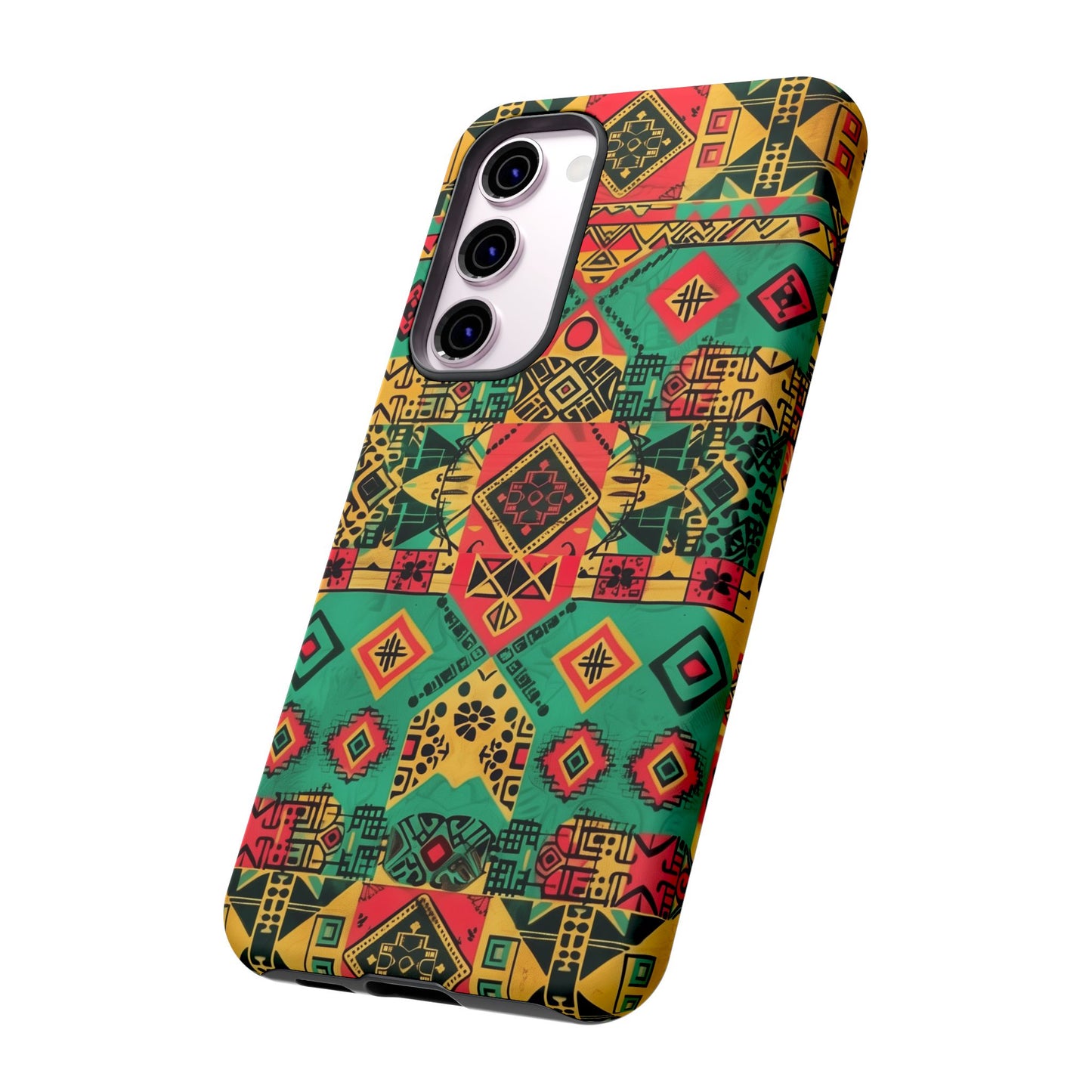 Red, Yellow and Green Afrocentric Phone Case | iPhone | Samsung | Google|  Tough Cases