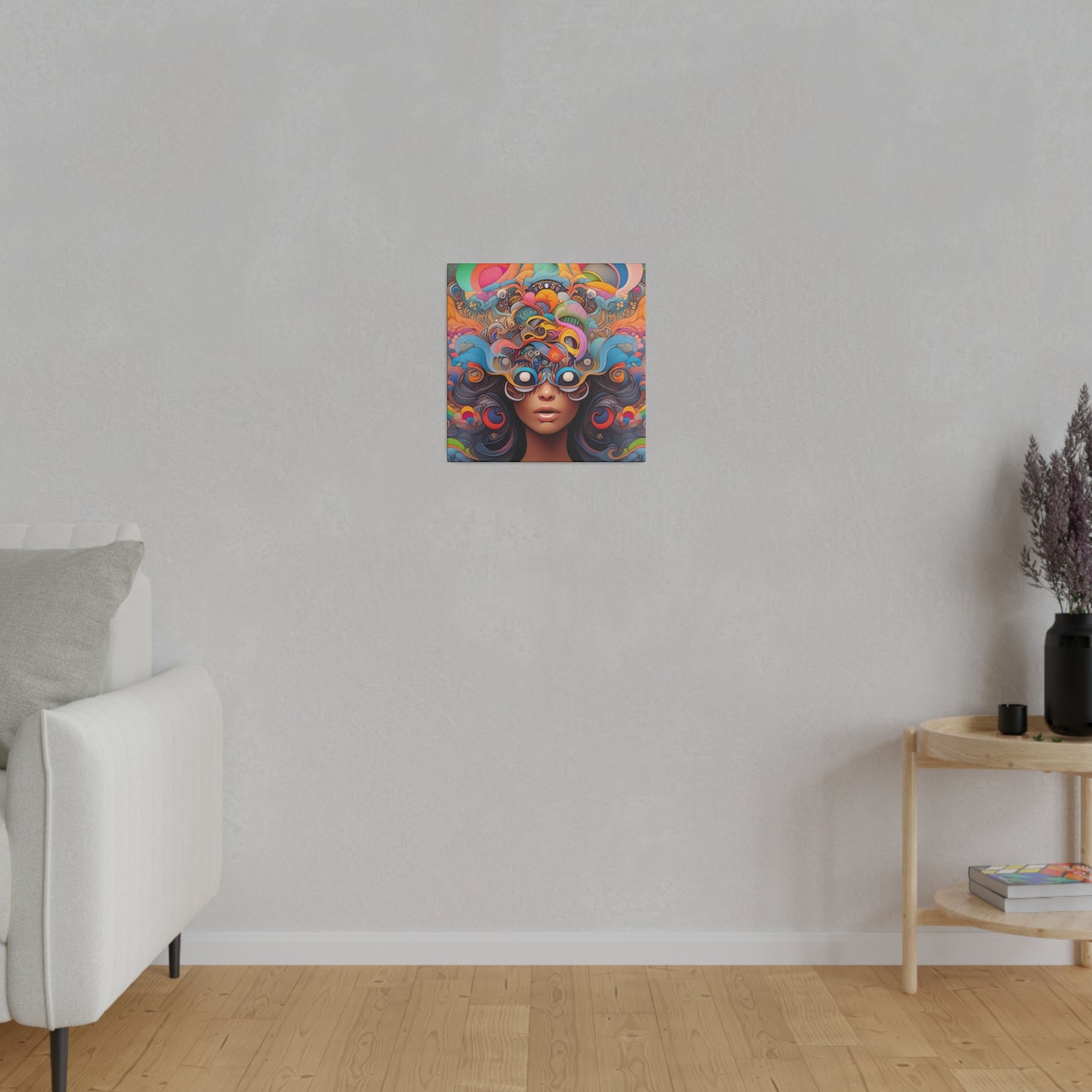 Colourful Muse - Matte Canvas, Stretched, 0.75"