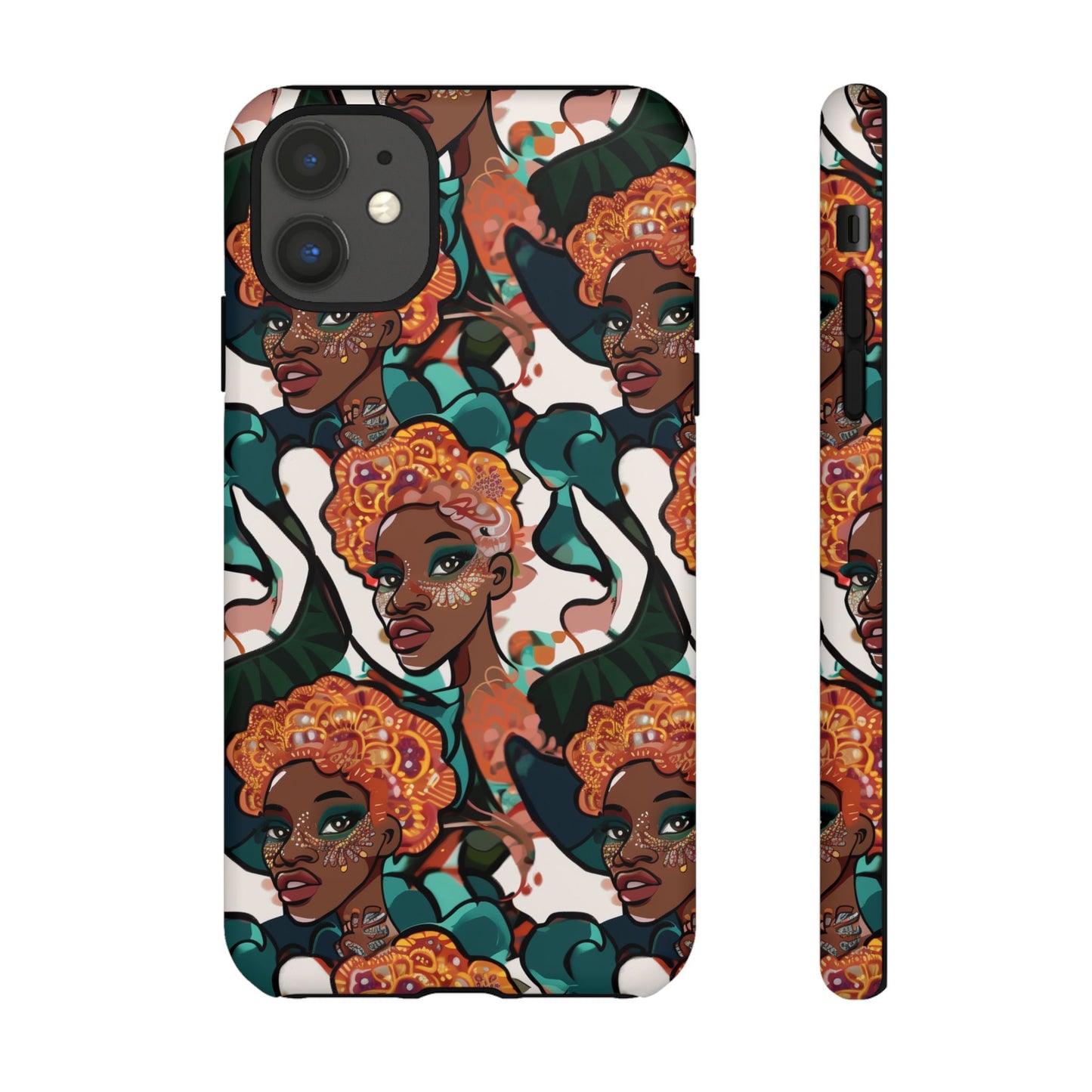 Afrocentric Print 02 Cover for Your Phone  | iPhone | Samsung | Google | Tough Cases