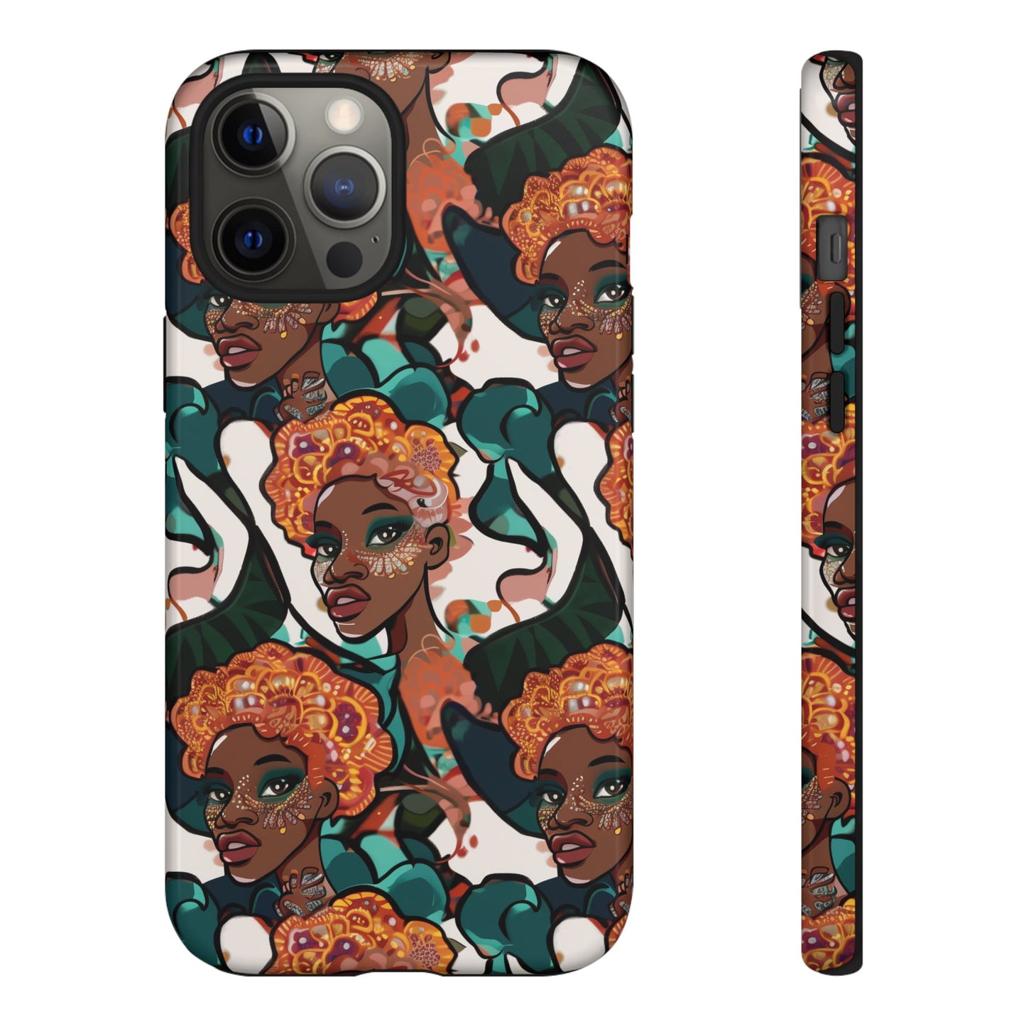 Afrocentric Print 02 Cover for Your Phone  | iPhone | Samsung | Google | Tough Cases