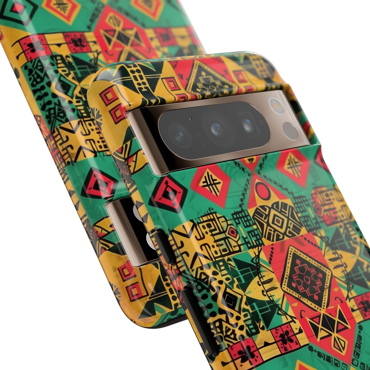 Red, Yellow and Green Afrocentric Phone Case | iPhone | Samsung | Google|  Tough Cases