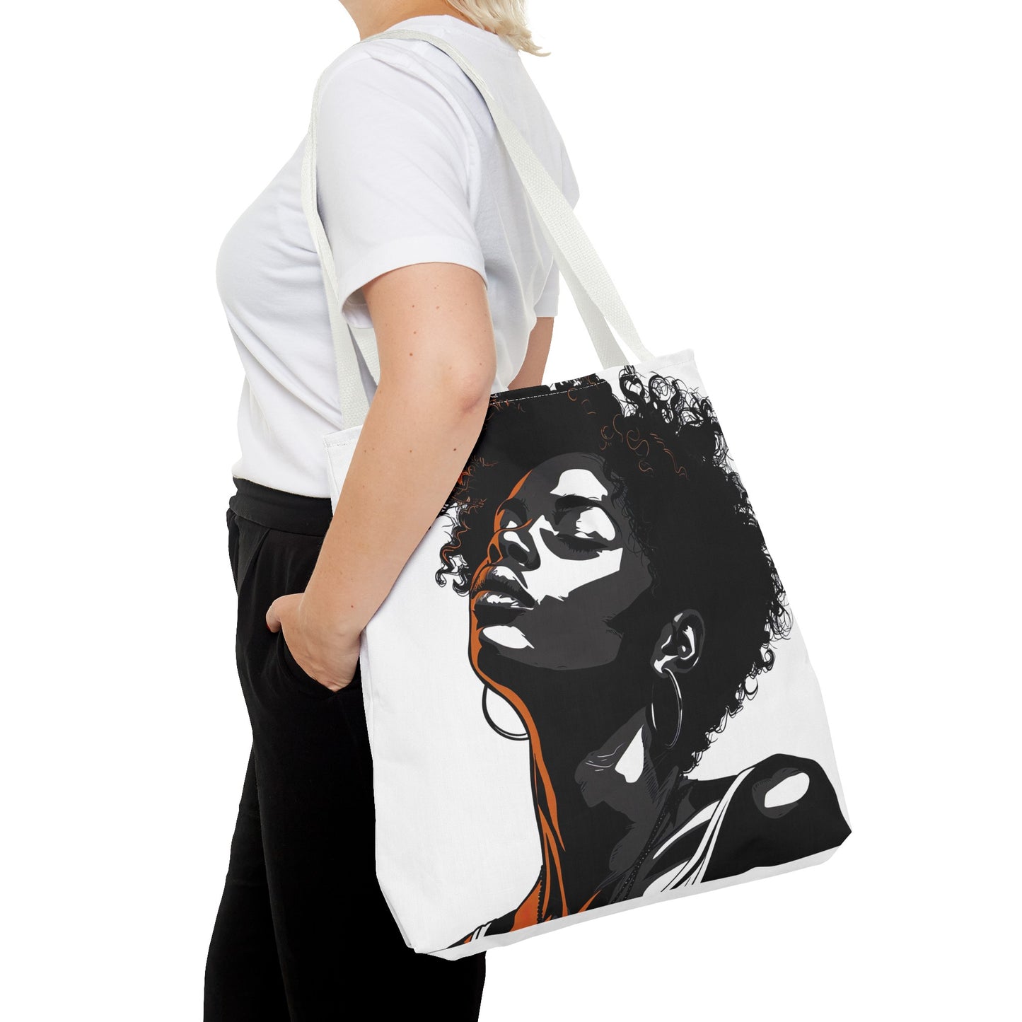 Stylish Retro Tote with Pop Art design (AOP) - Fashion Accessories - Perfect for Work, School, and Everyday Chic - Gift for Her