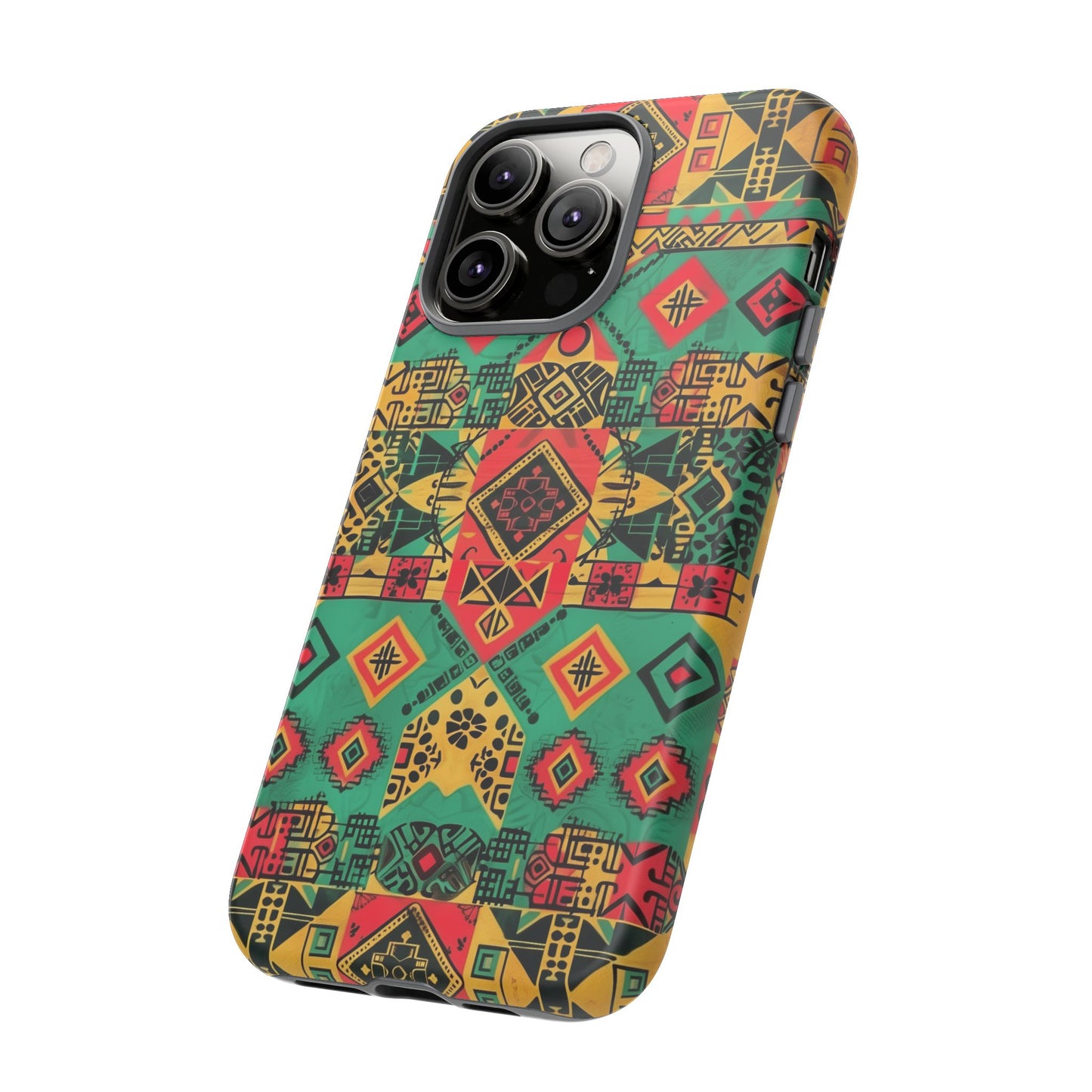 Red, Yellow and Green Afrocentric Phone Case | iPhone | Samsung | Google|  Tough Cases