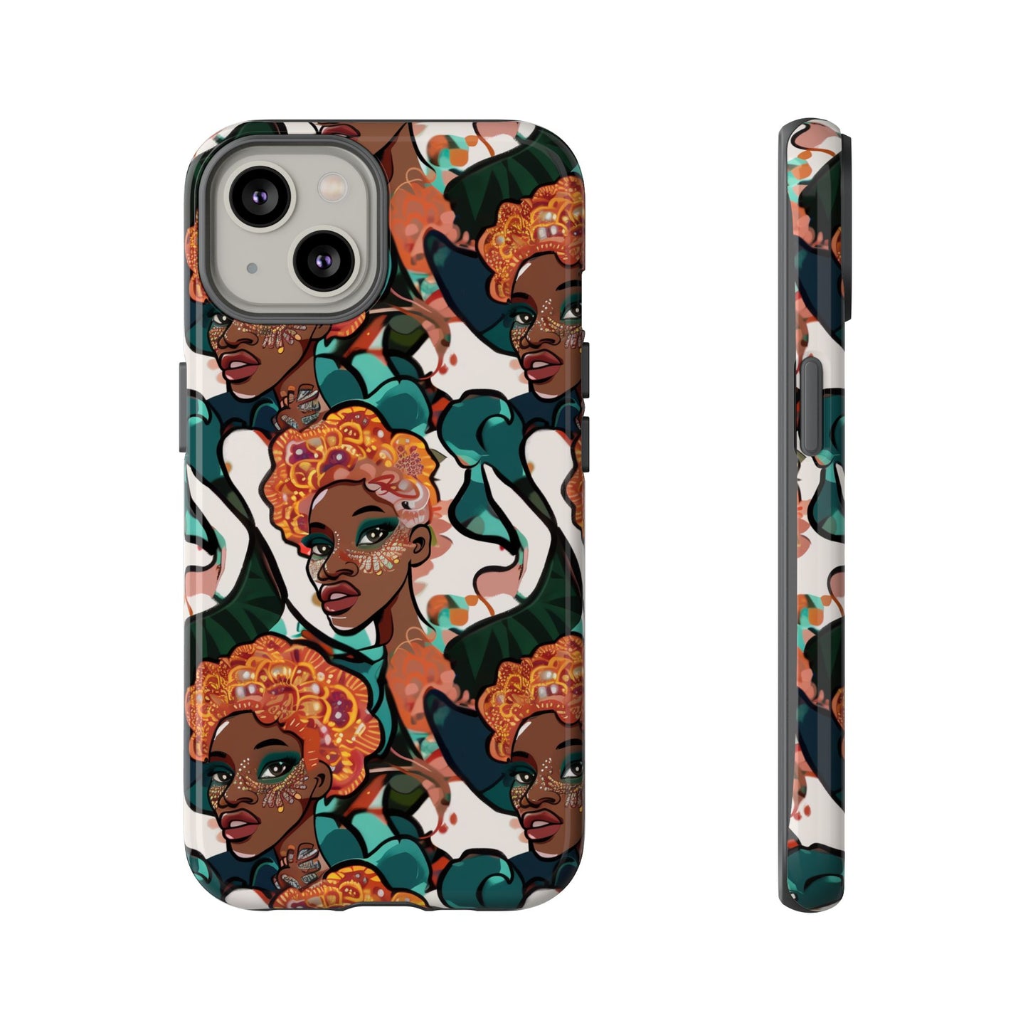 Afrocentric Print 02 Cover for Your Phone  | iPhone | Samsung | Google | Tough Cases