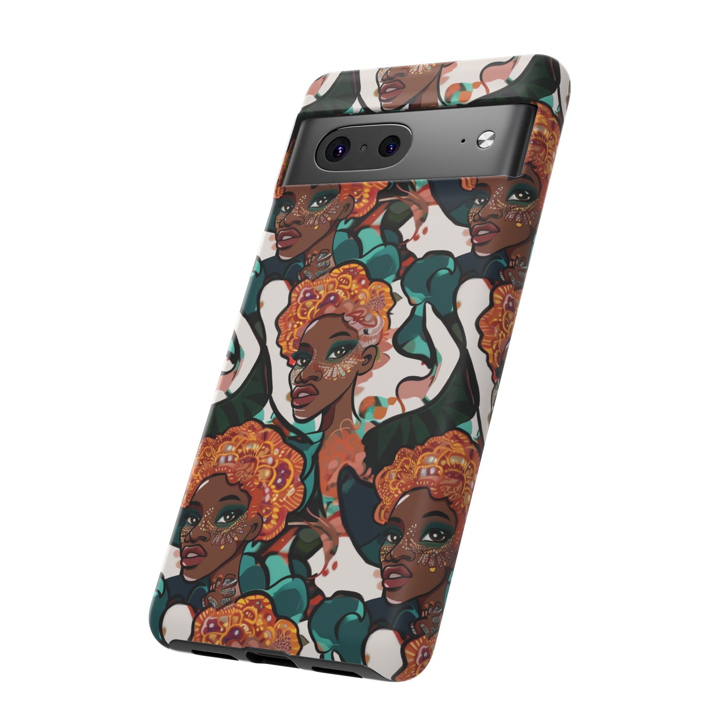 Afrocentric Print 02 Cover for Your Phone  | iPhone | Samsung | Google | Tough Cases