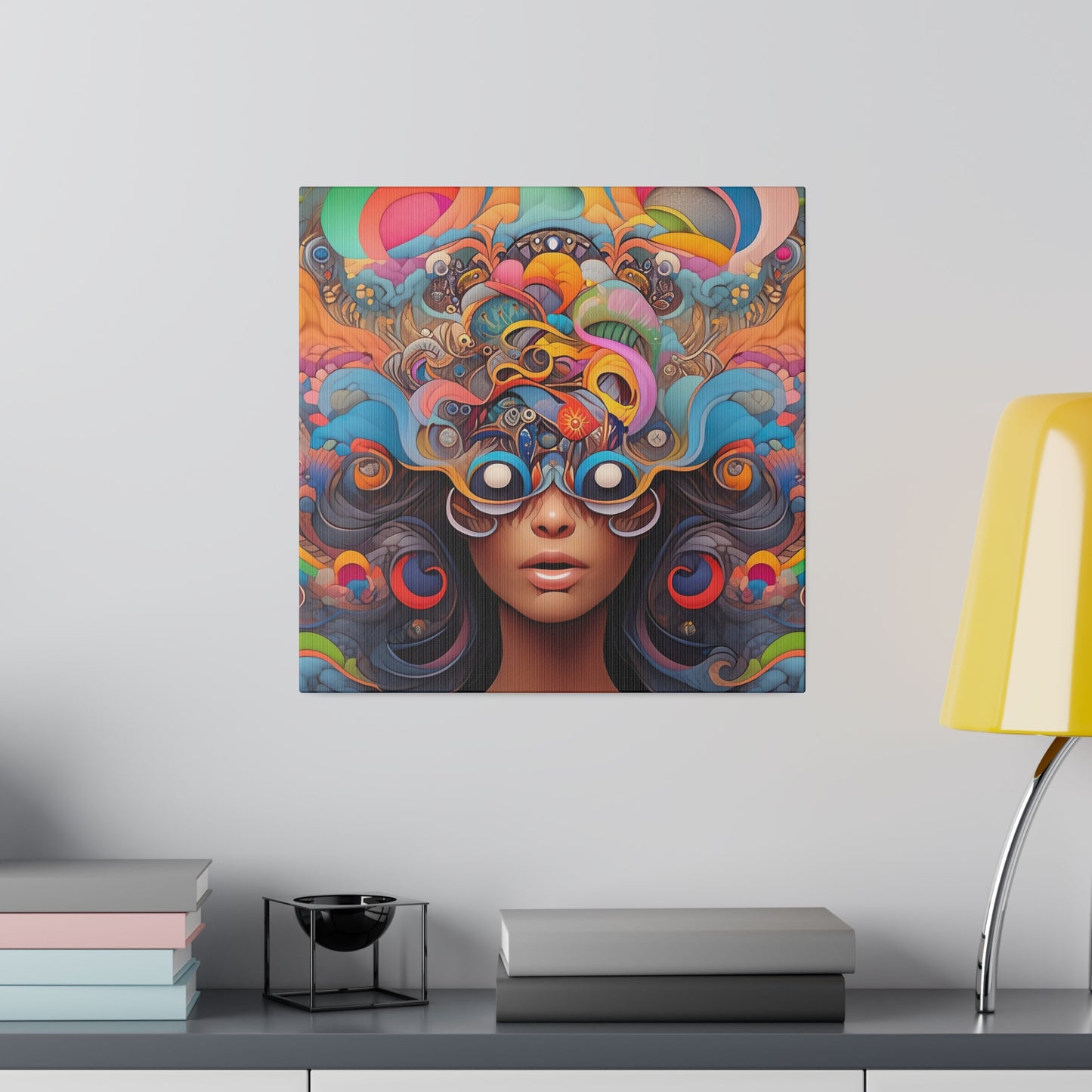 Colourful Muse - Matte Canvas, Stretched, 0.75"