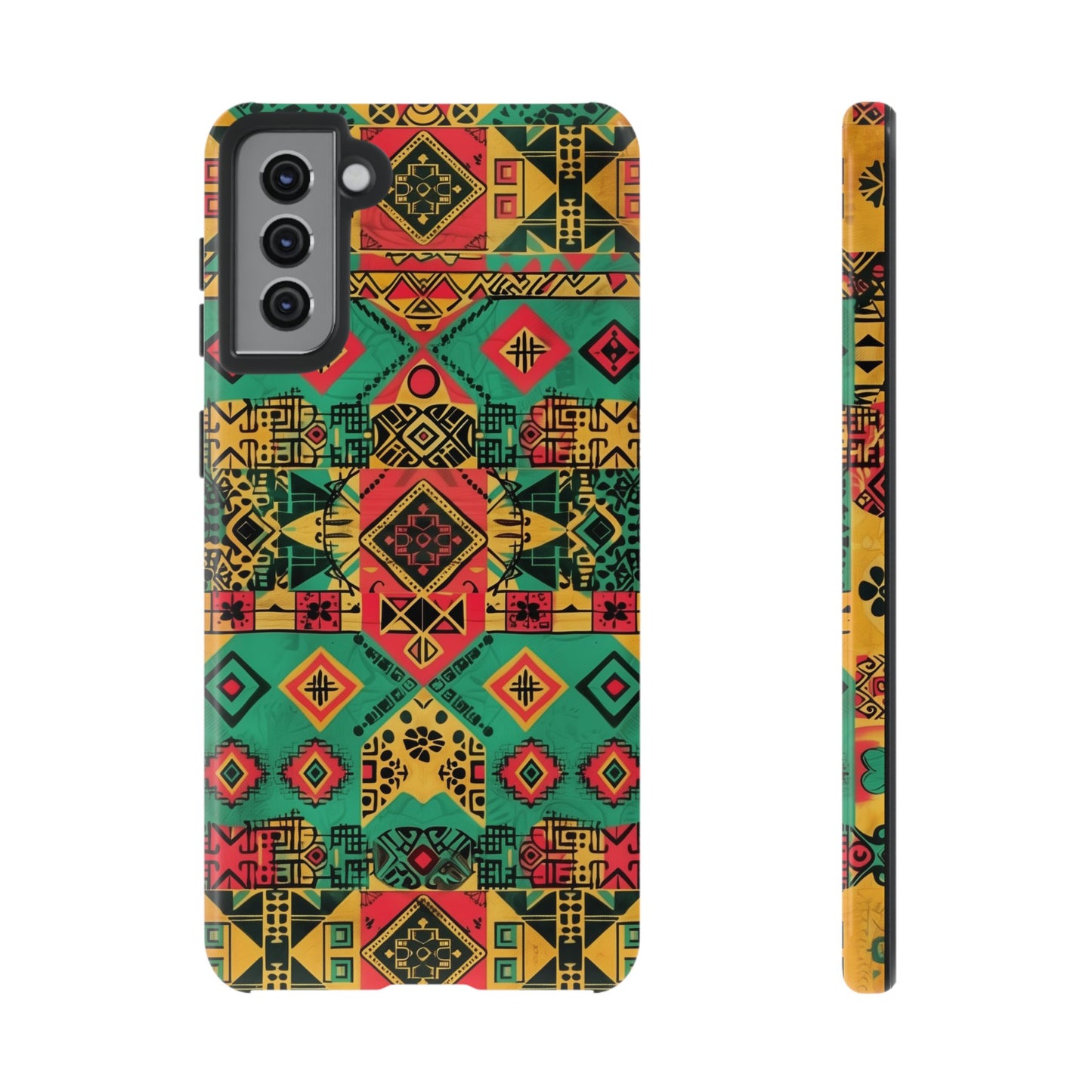 Red, Yellow and Green Afrocentric Phone Case | iPhone | Samsung | Google|  Tough Cases