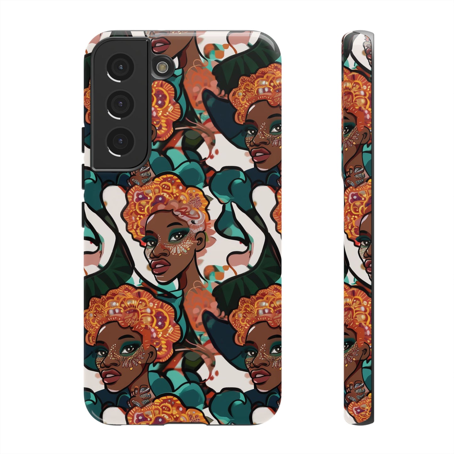 Afrocentric Print 02 Cover for Your Phone  | iPhone | Samsung | Google | Tough Cases