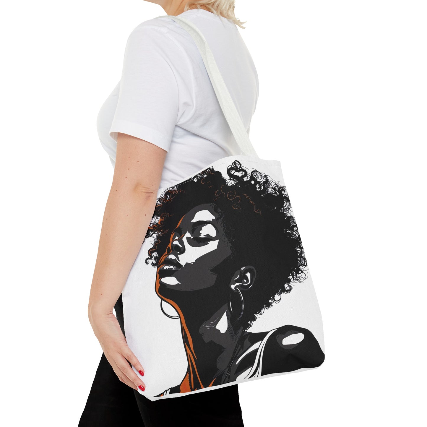 Stylish Retro Tote with Pop Art design (AOP) - Fashion Accessories - Perfect for Work, School, and Everyday Chic - Gift for Her