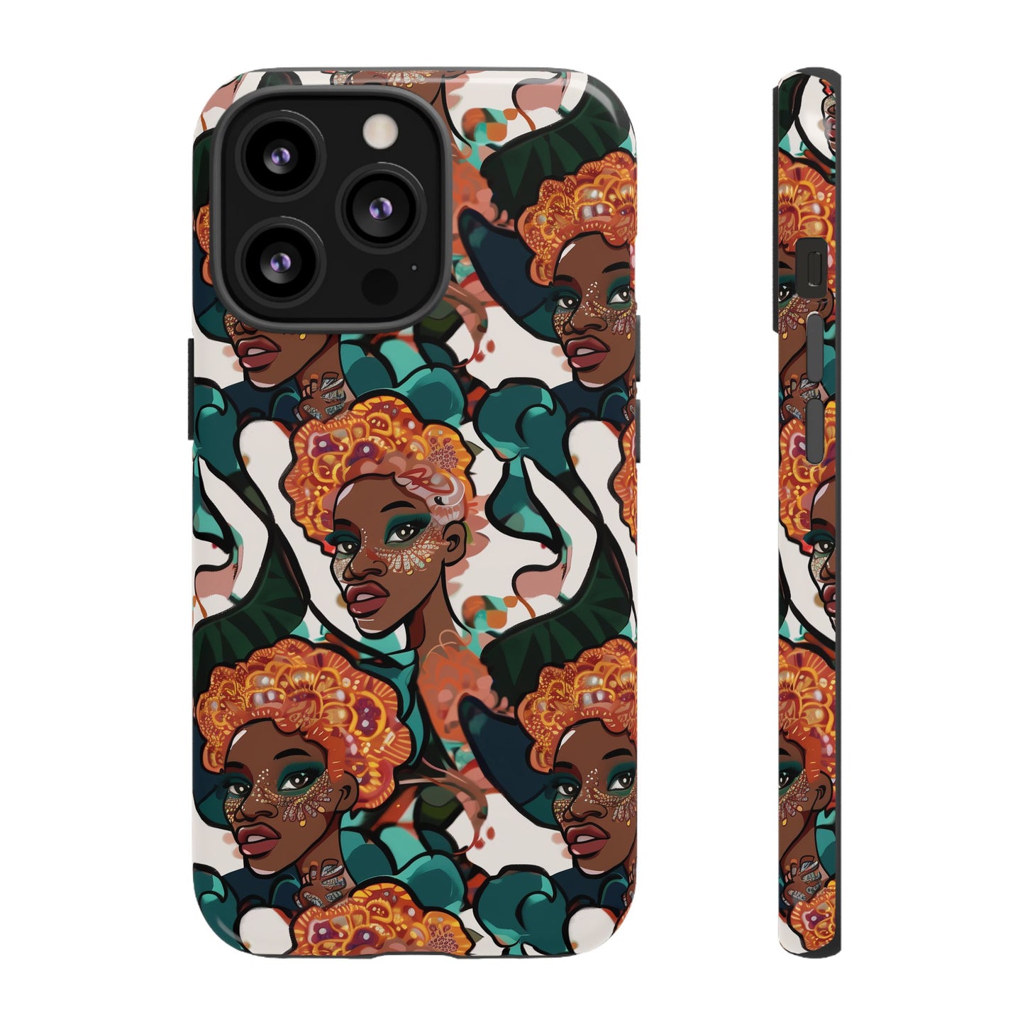 Afrocentric Print 02 Cover for Your Phone  | iPhone | Samsung | Google | Tough Cases