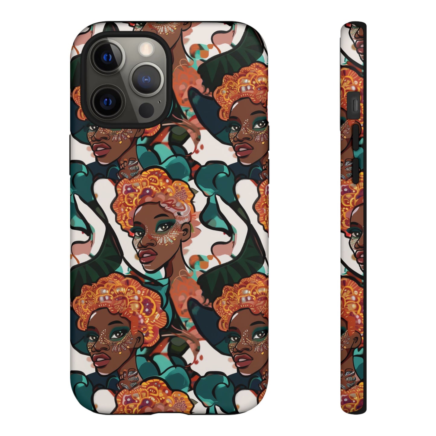 Afrocentric Print 02 Cover for Your Phone  | iPhone | Samsung | Google | Tough Cases