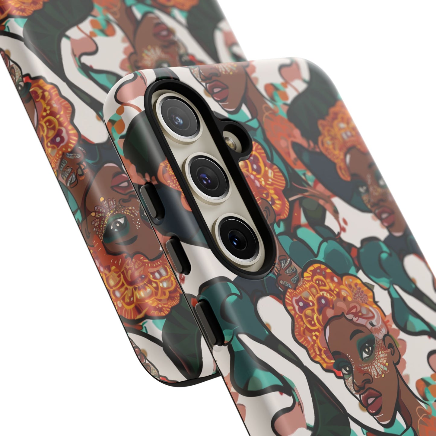 Afrocentric Print 02 Cover for Your Phone  | iPhone | Samsung | Google | Tough Cases