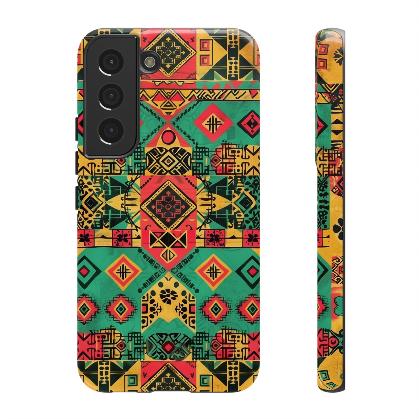 Red, Yellow and Green Afrocentric Phone Case | iPhone | Samsung | Google|  Tough Cases